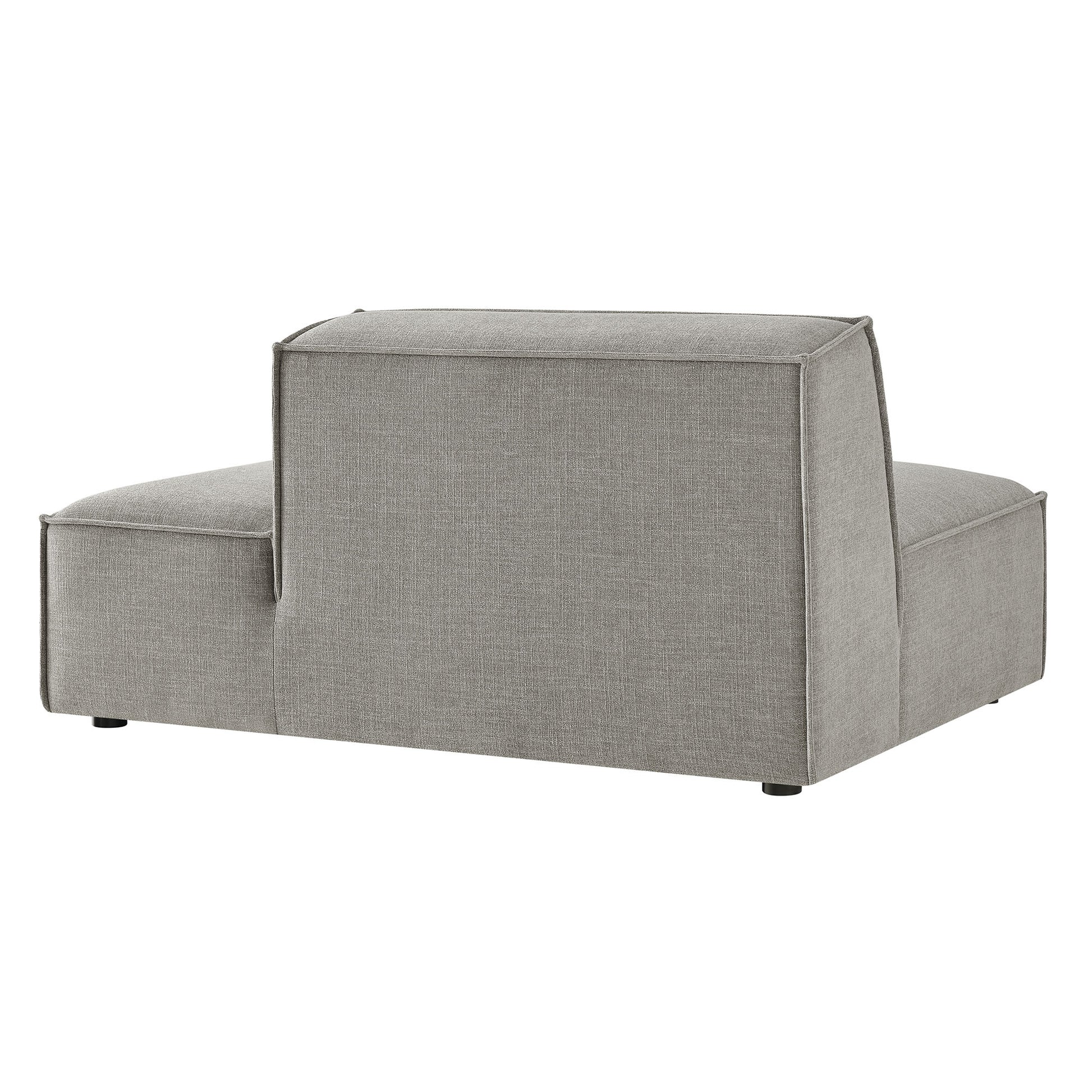 Restore Performance Fabric Upholstered Right-Facing Armless Modular Chaise by Modway