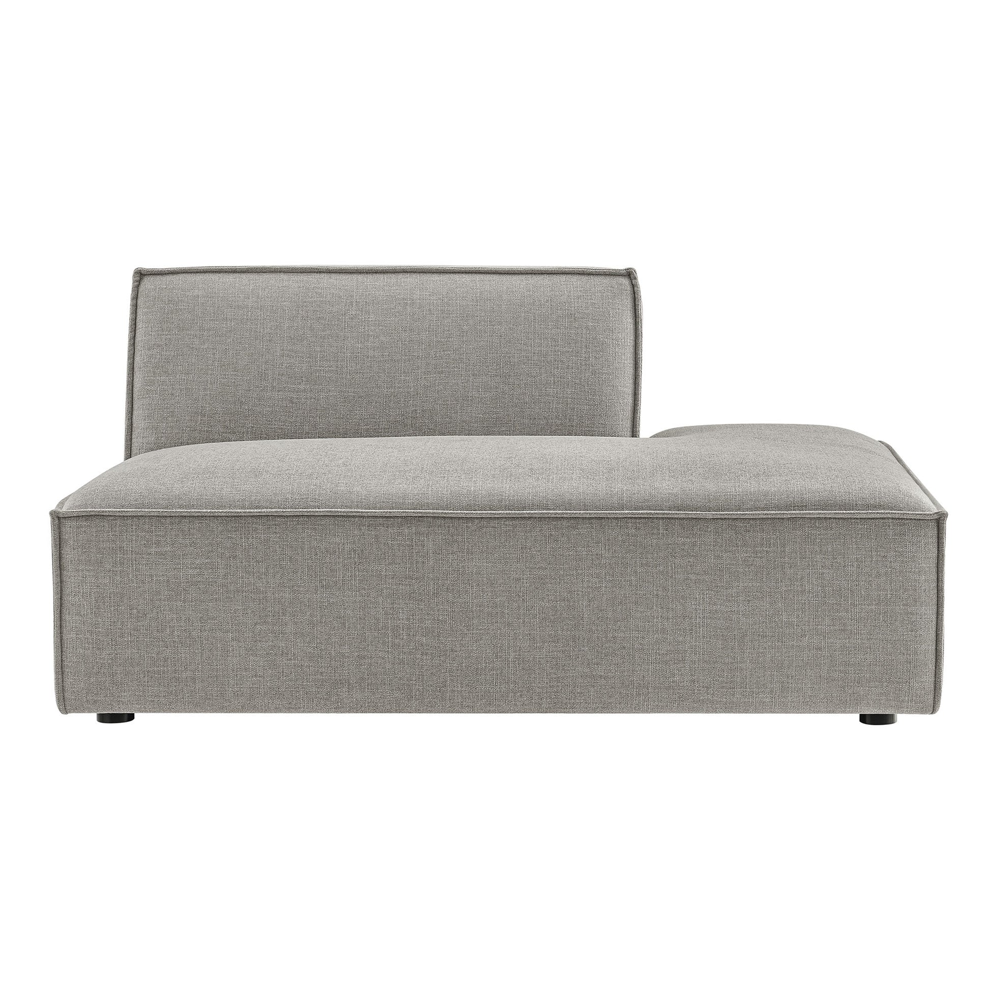 Restore Performance Fabric Upholstered Right-Facing Armless Modular Chaise by Modway