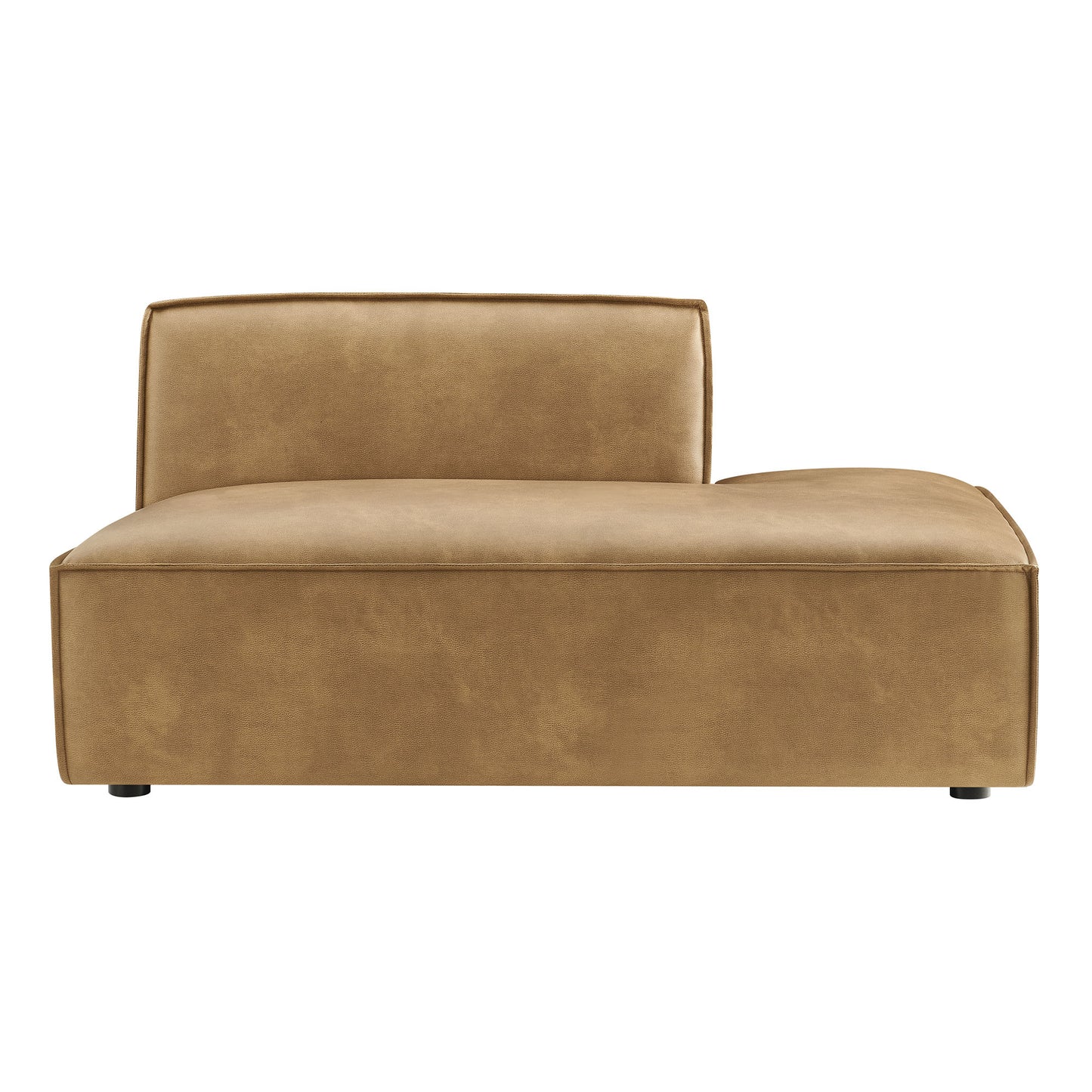 Restore Vegan Leather Right-Facing Armless Modular Chaise by Modway