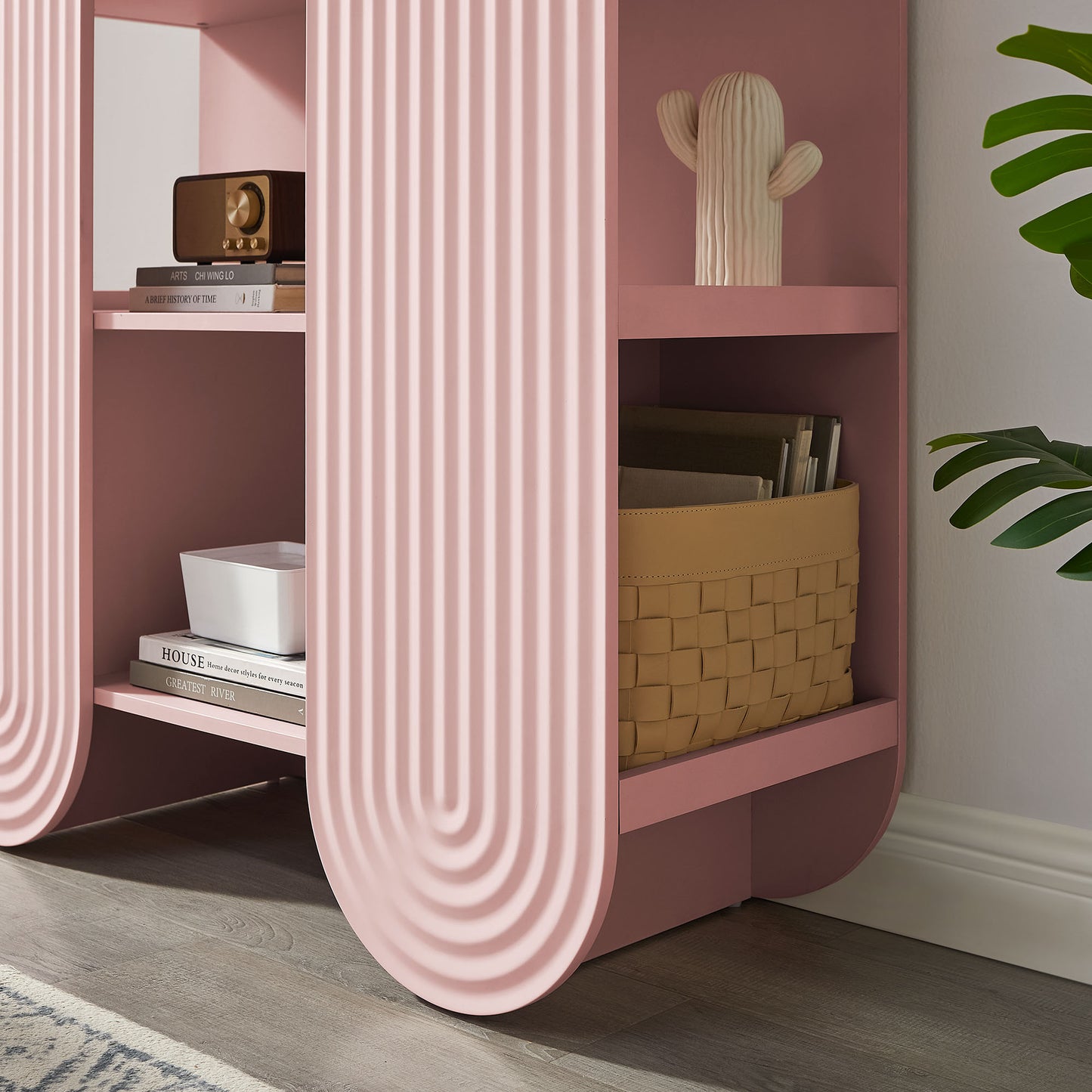Daydream 58" Arched Bookshelf by Modway EEI-7390 Contemporary Home Storage Display