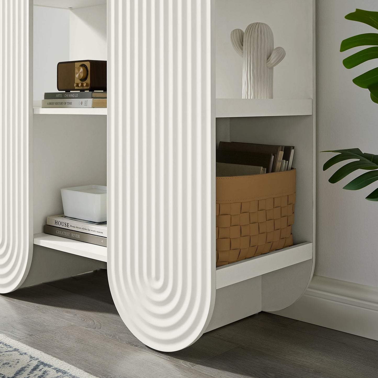 Daydream 58" Arched Bookshelf by Modway EEI-7390 Contemporary Home Storage Display