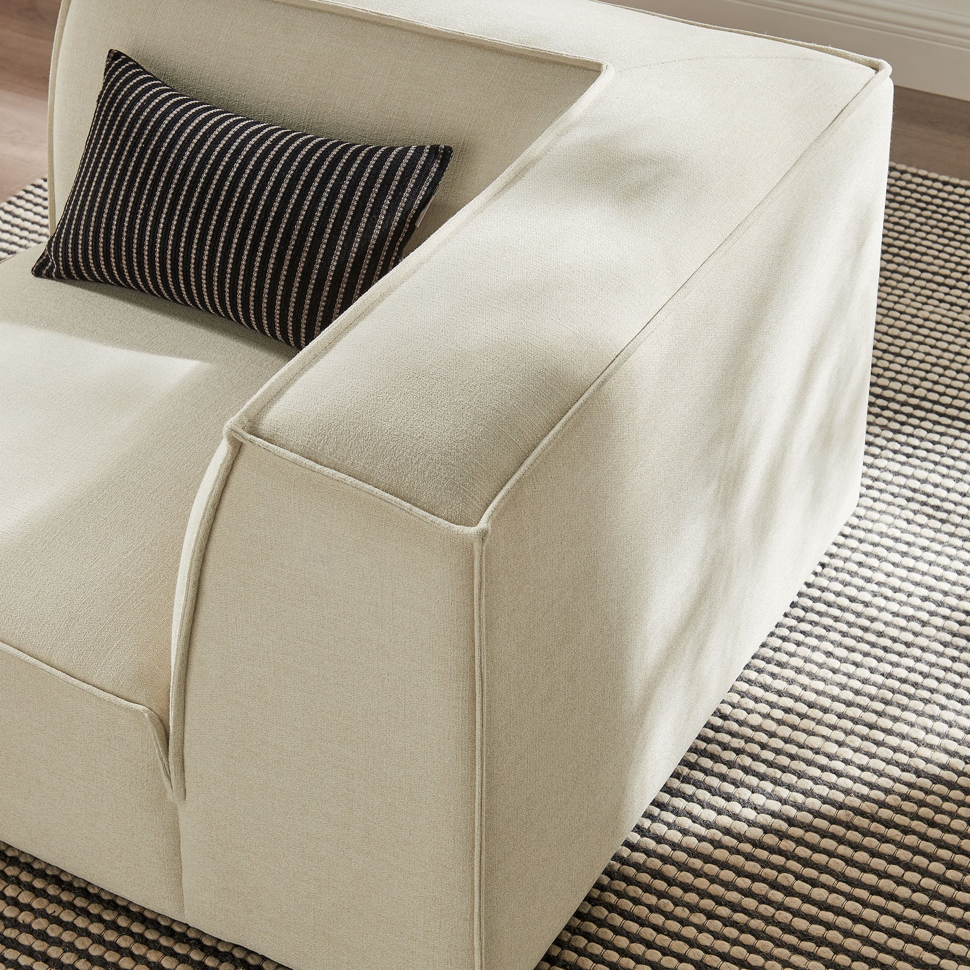 Restore Performance Fabric Upholstered Modular Corner Chair by Modway