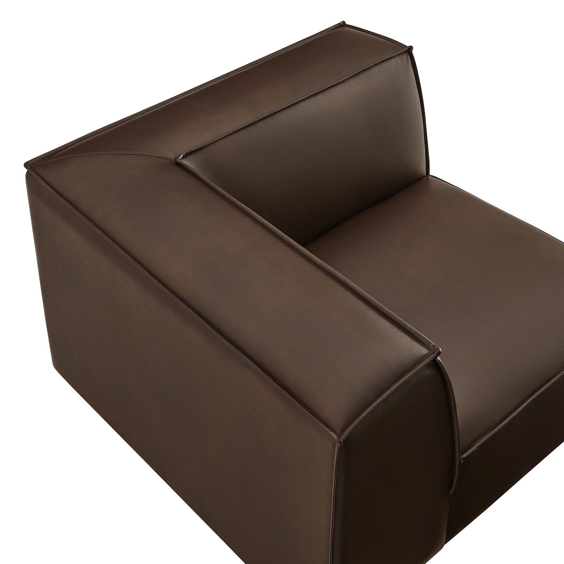 Restore Vegan Leather Modular Corner Chair by Modway