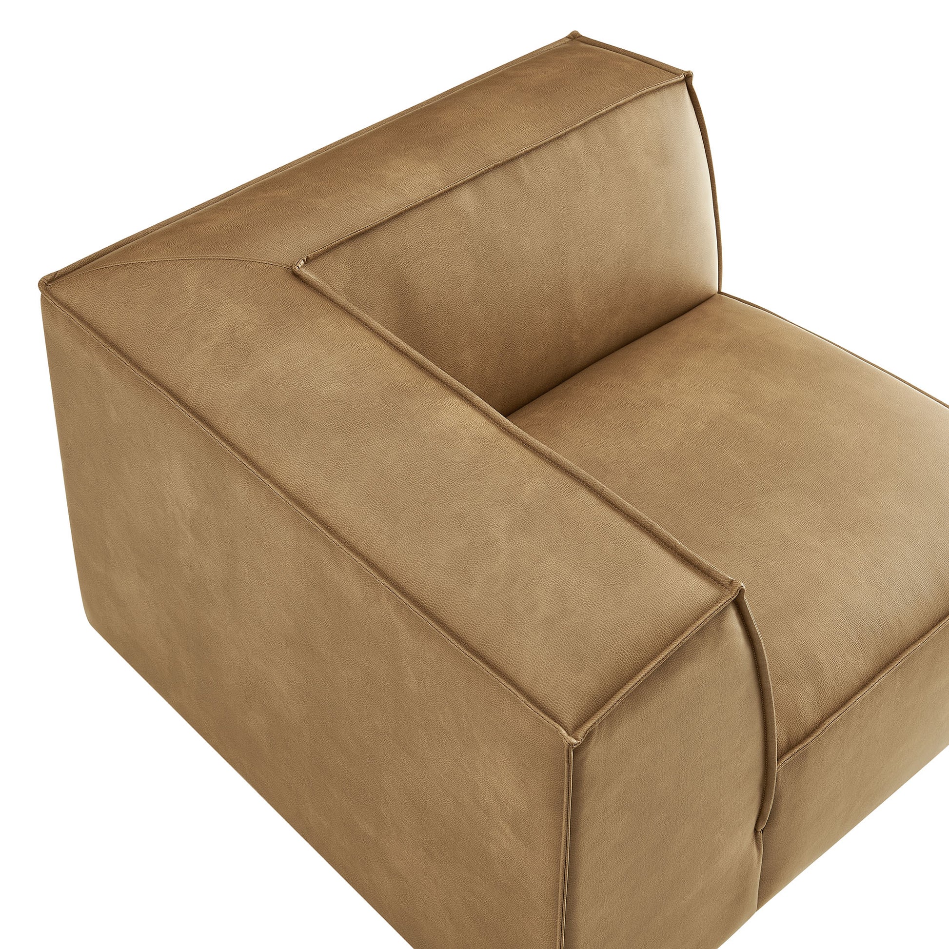 Restore Vegan Leather Modular Corner Chair by Modway