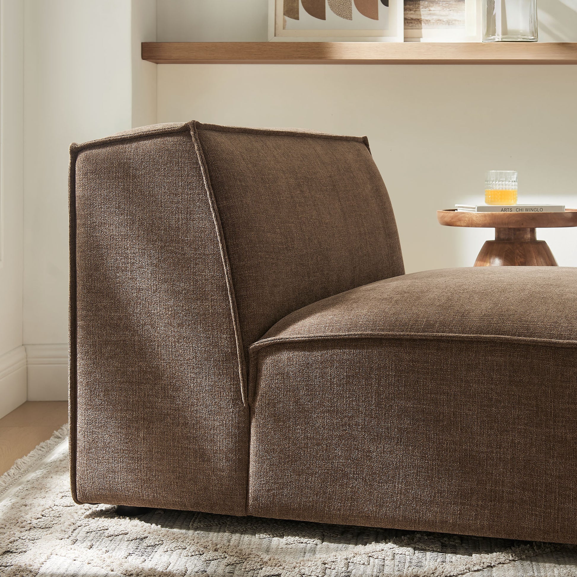 Restore Performance Fabric Upholstered Armless Modular Chair by Modway