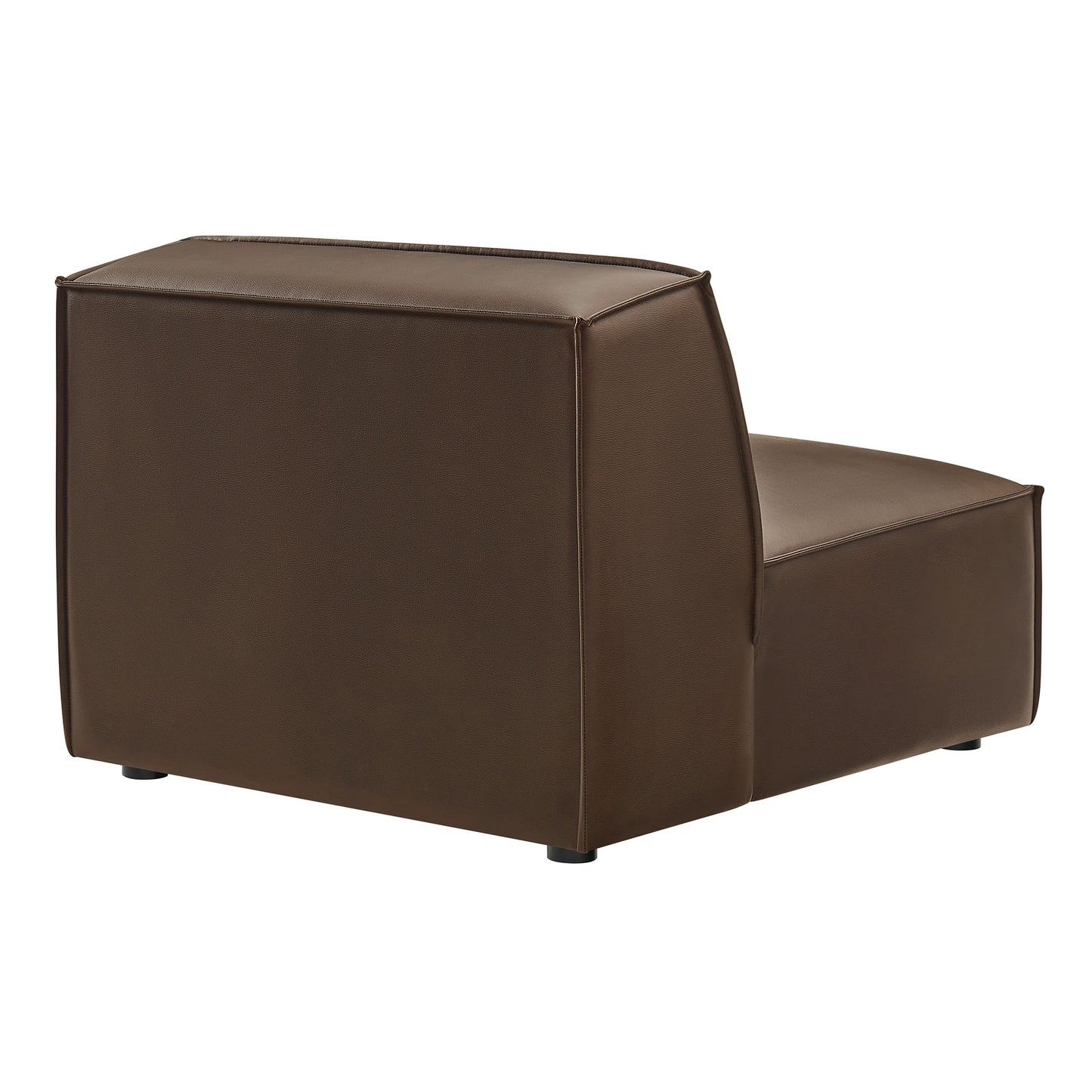 Restore Vegan Leather Armless Modular Chair by Modway