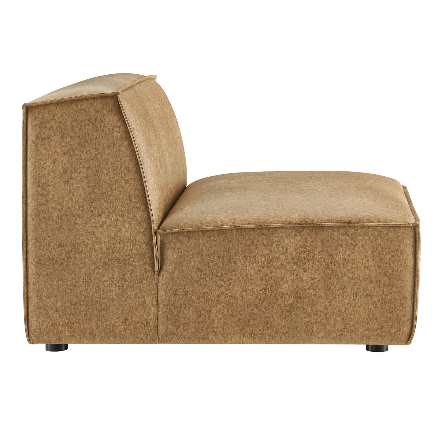 Restore Vegan Leather Armless Modular Chair by Modway