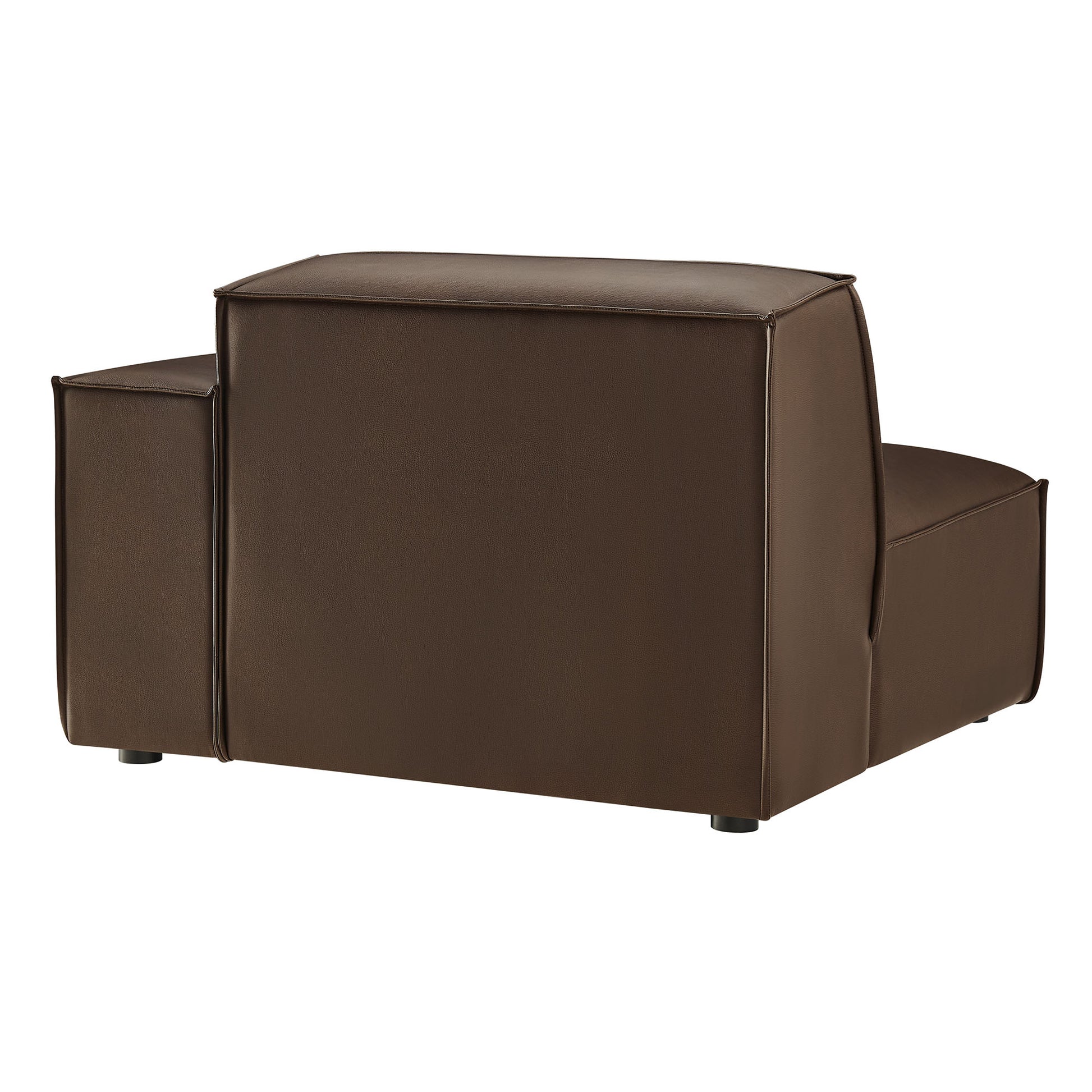 Restore Vegan Leather Right-Facing Modular Lounge Chair by Modway
