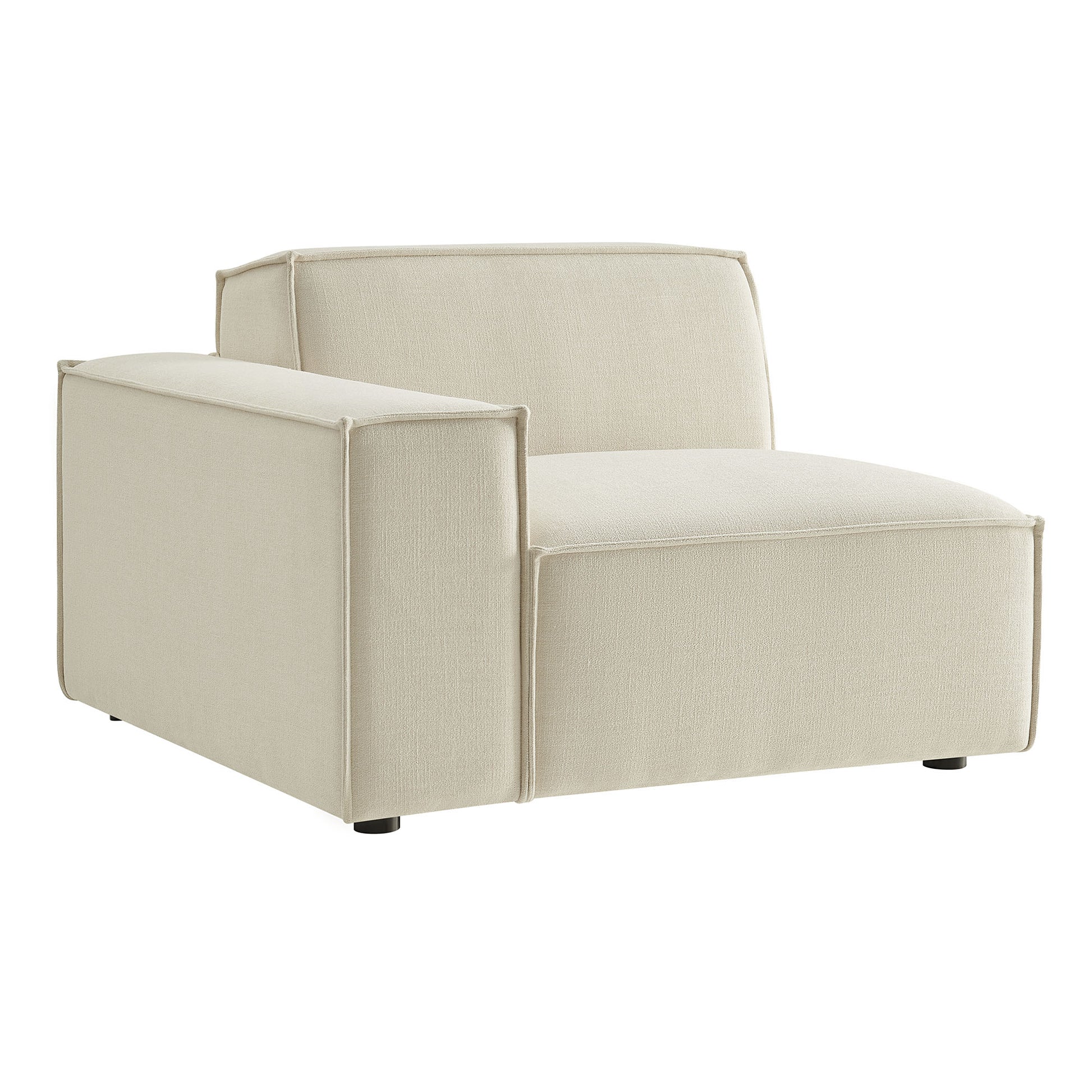 Restore Performance Fabric Upholstered Left-Facing Modular Lounge Chair by Modway