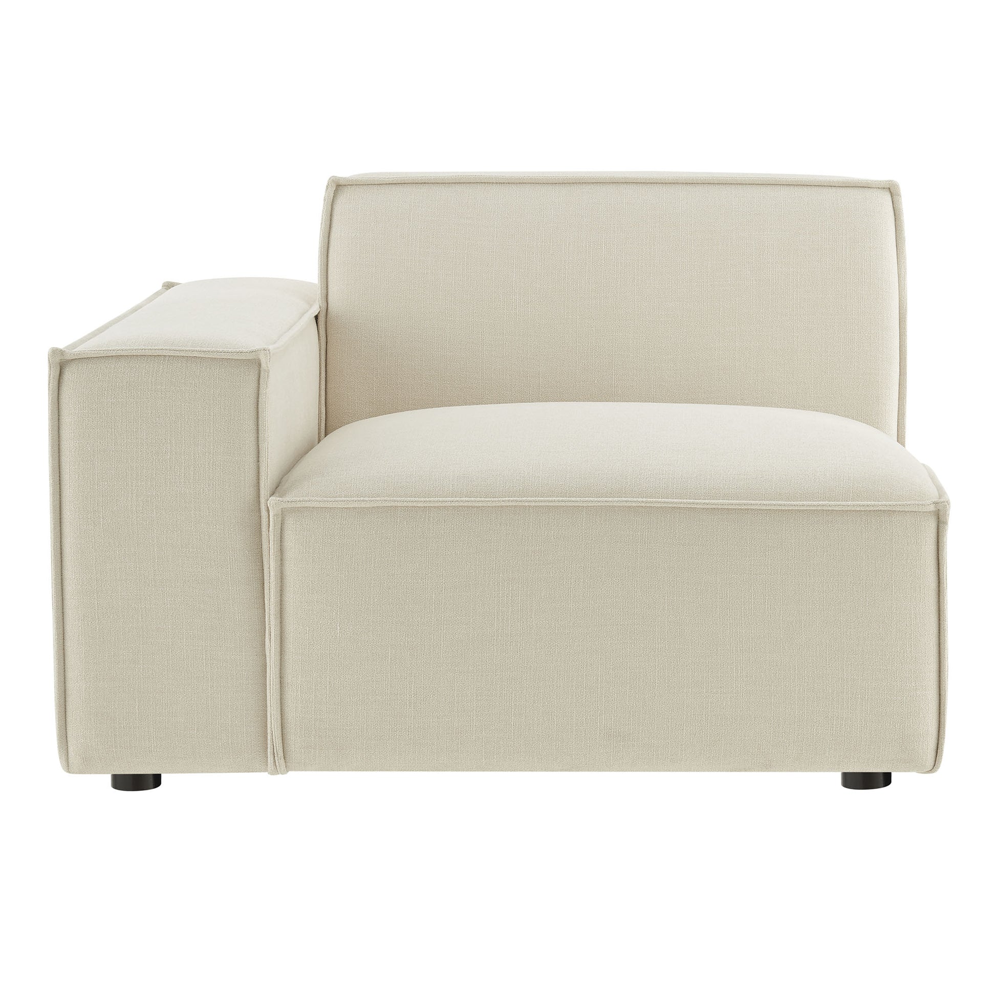 Restore Performance Fabric Upholstered Left-Facing Modular Lounge Chair by Modway