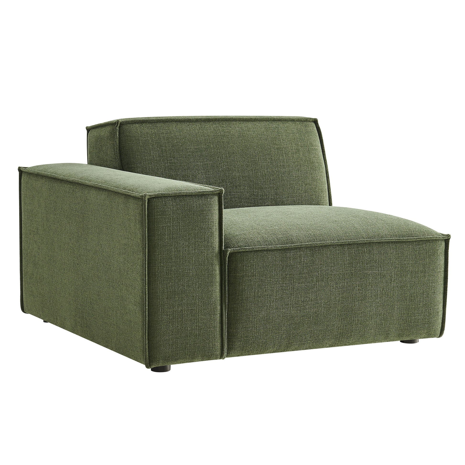 Restore Performance Fabric Upholstered Left-Facing Modular Lounge Chair by Modway