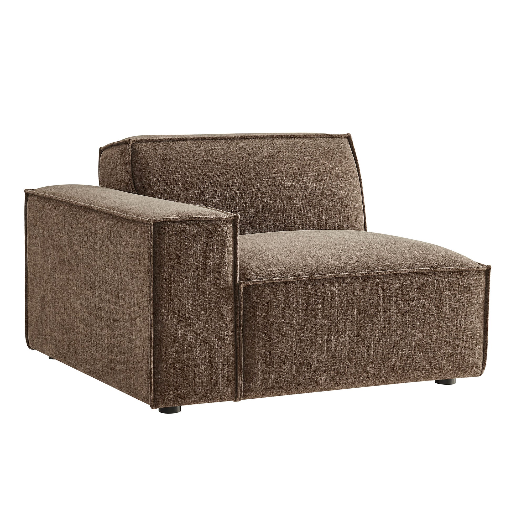 Restore Performance Fabric Upholstered Left-Facing Modular Lounge Chair by Modway