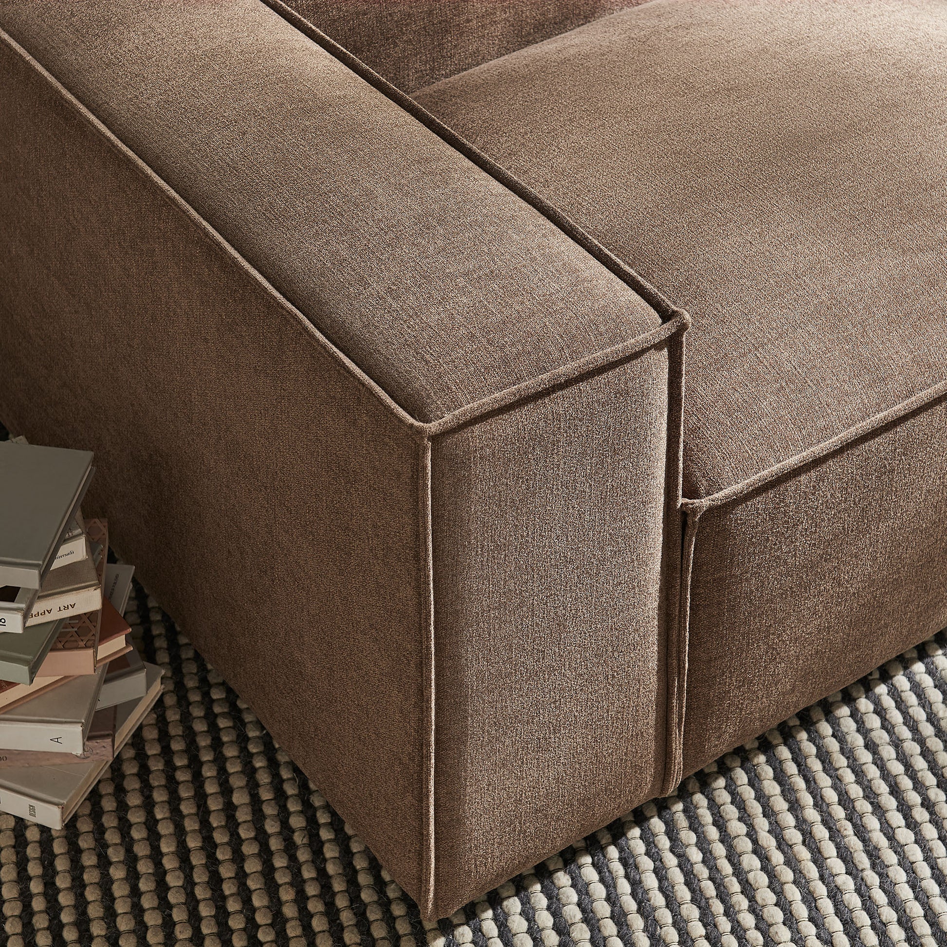 Restore Performance Fabric Upholstered Left-Facing Modular Lounge Chair by Modway