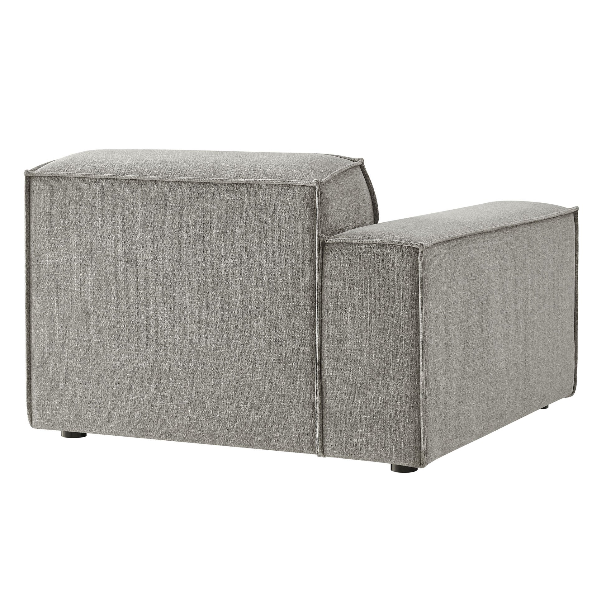 Restore Performance Fabric Upholstered Left-Facing Modular Lounge Chair by Modway