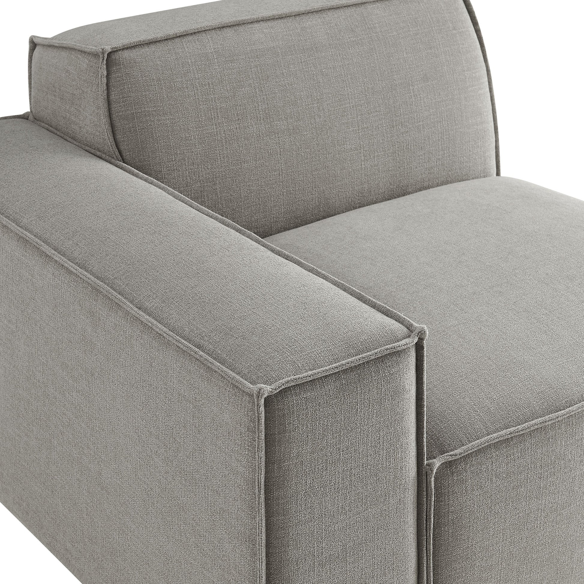 Restore Performance Fabric Upholstered Left-Facing Modular Lounge Chair by Modway