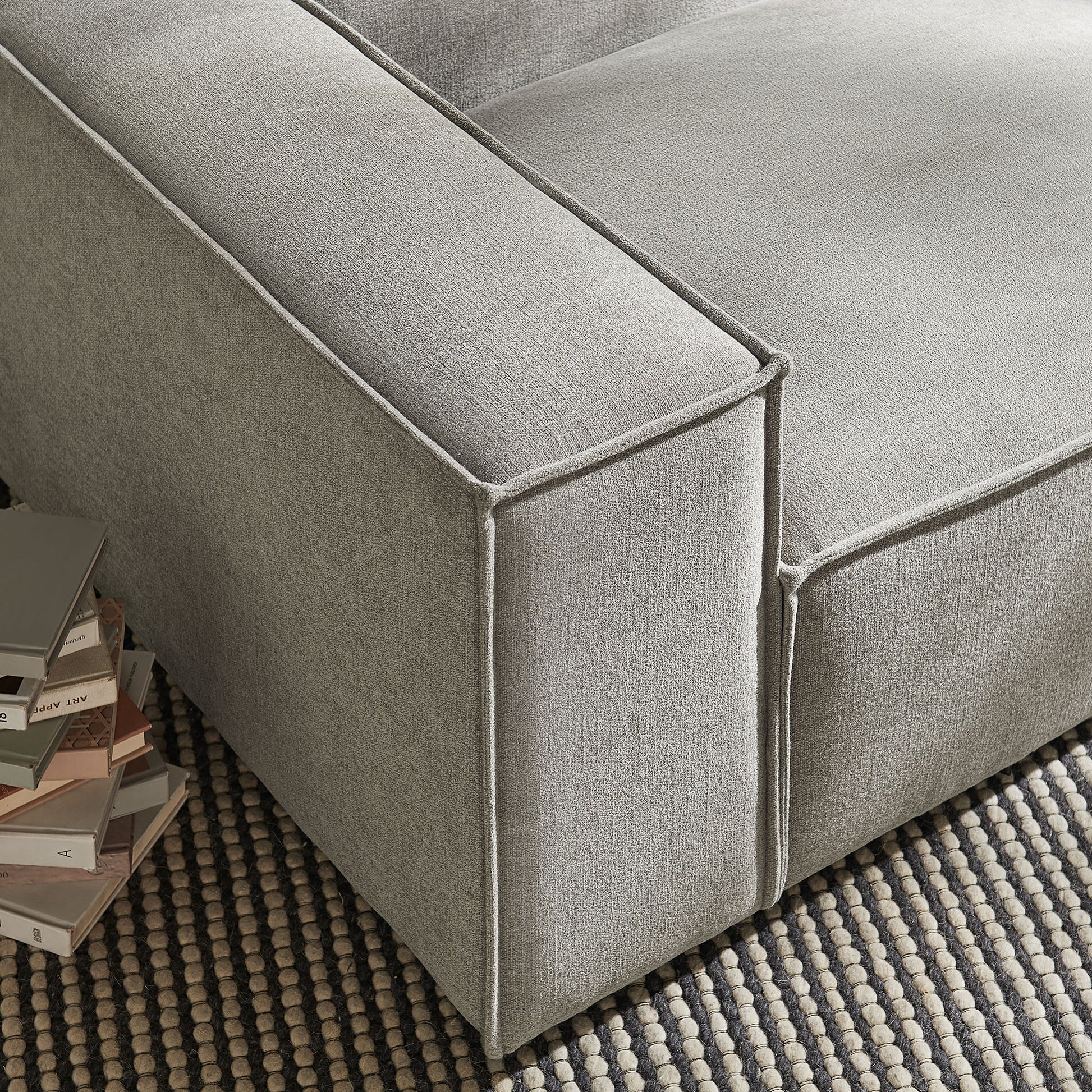 Restore Performance Fabric Upholstered Left-Facing Modular Lounge Chair by Modway