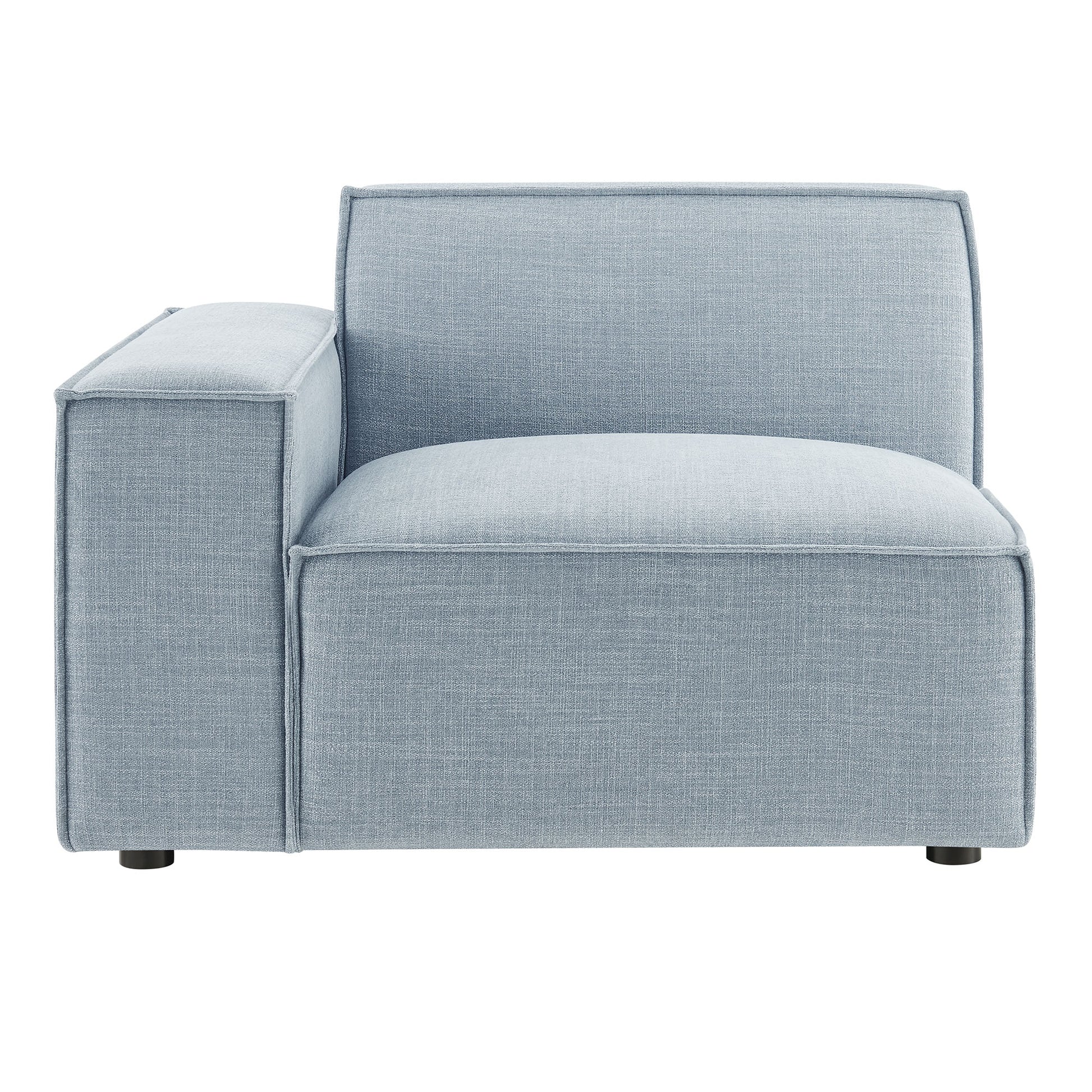 Restore Performance Fabric Upholstered Left-Facing Modular Lounge Chair by Modway