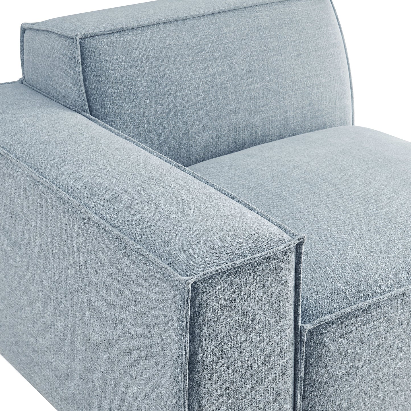 Restore Performance Fabric Upholstered Left-Facing Modular Lounge Chair by Modway