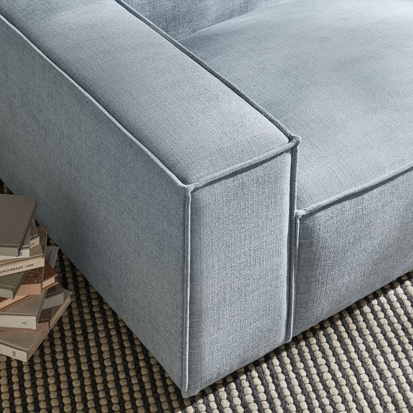 Restore Performance Fabric Upholstered Left-Facing Modular Lounge Chair by Modway
