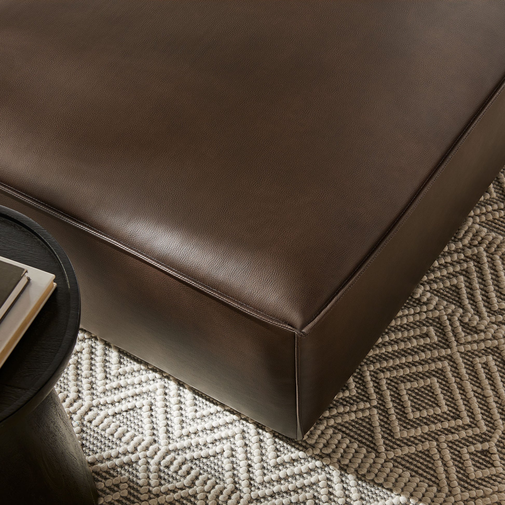 Restore Vegan Leather Modular Ottoman by Modway