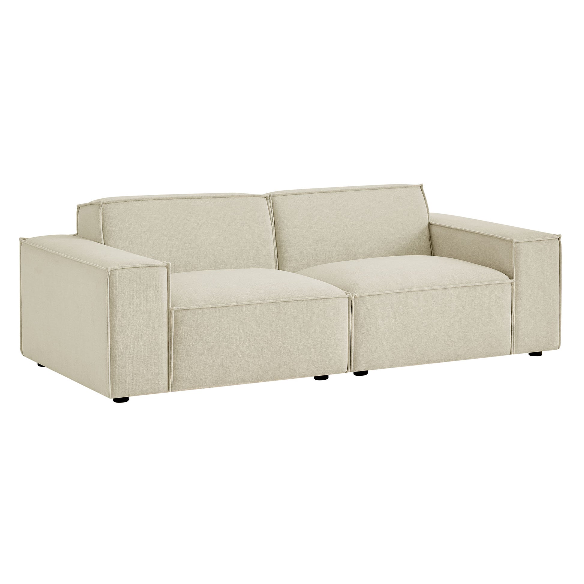 Restore 2-Piece Performance Fabric Upholstered Modular Loveseat by Modway
