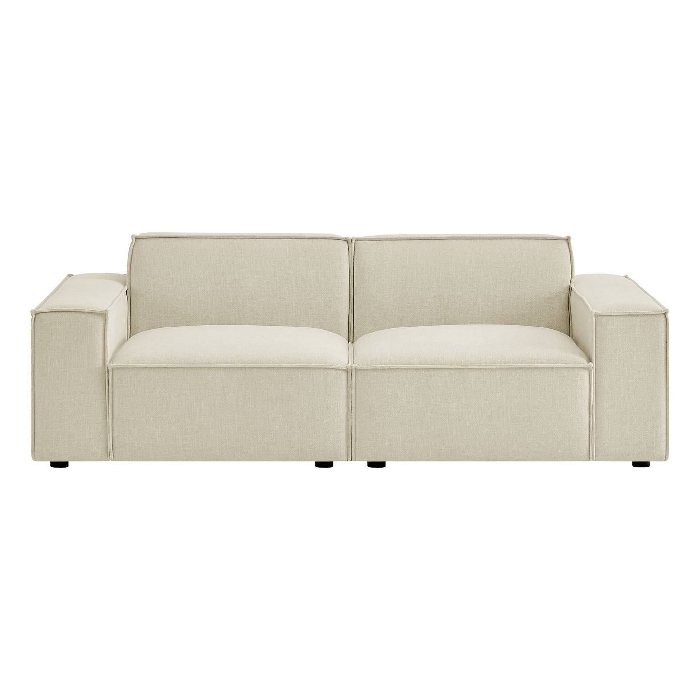 Restore 2-Piece Performance Fabric Upholstered Modular Loveseat by Modway