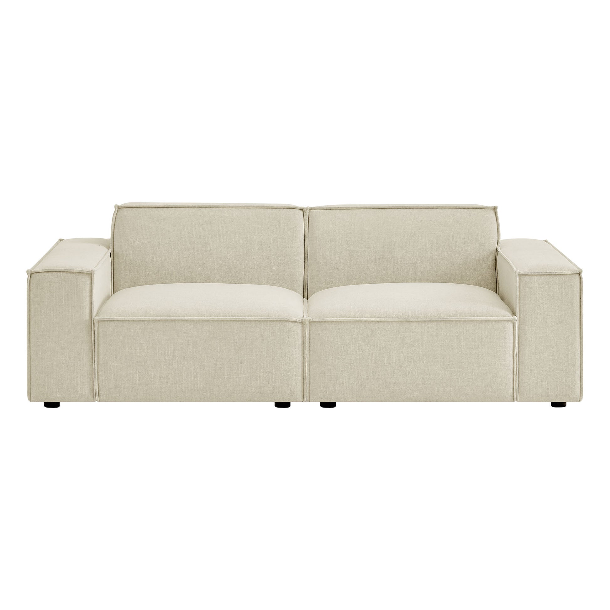 Restore 2-Piece Performance Fabric Upholstered Modular Loveseat by Modway