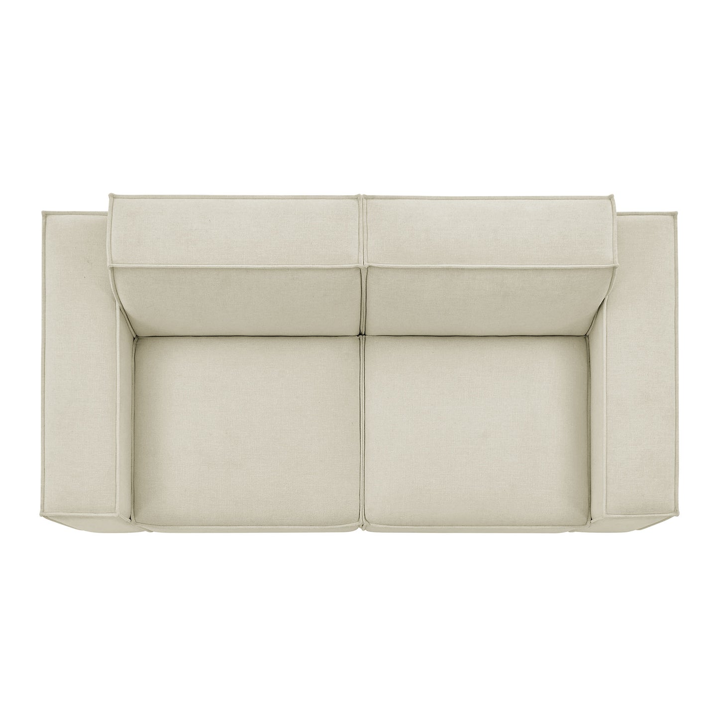 Restore 2-Piece Performance Fabric Upholstered Modular Loveseat by Modway