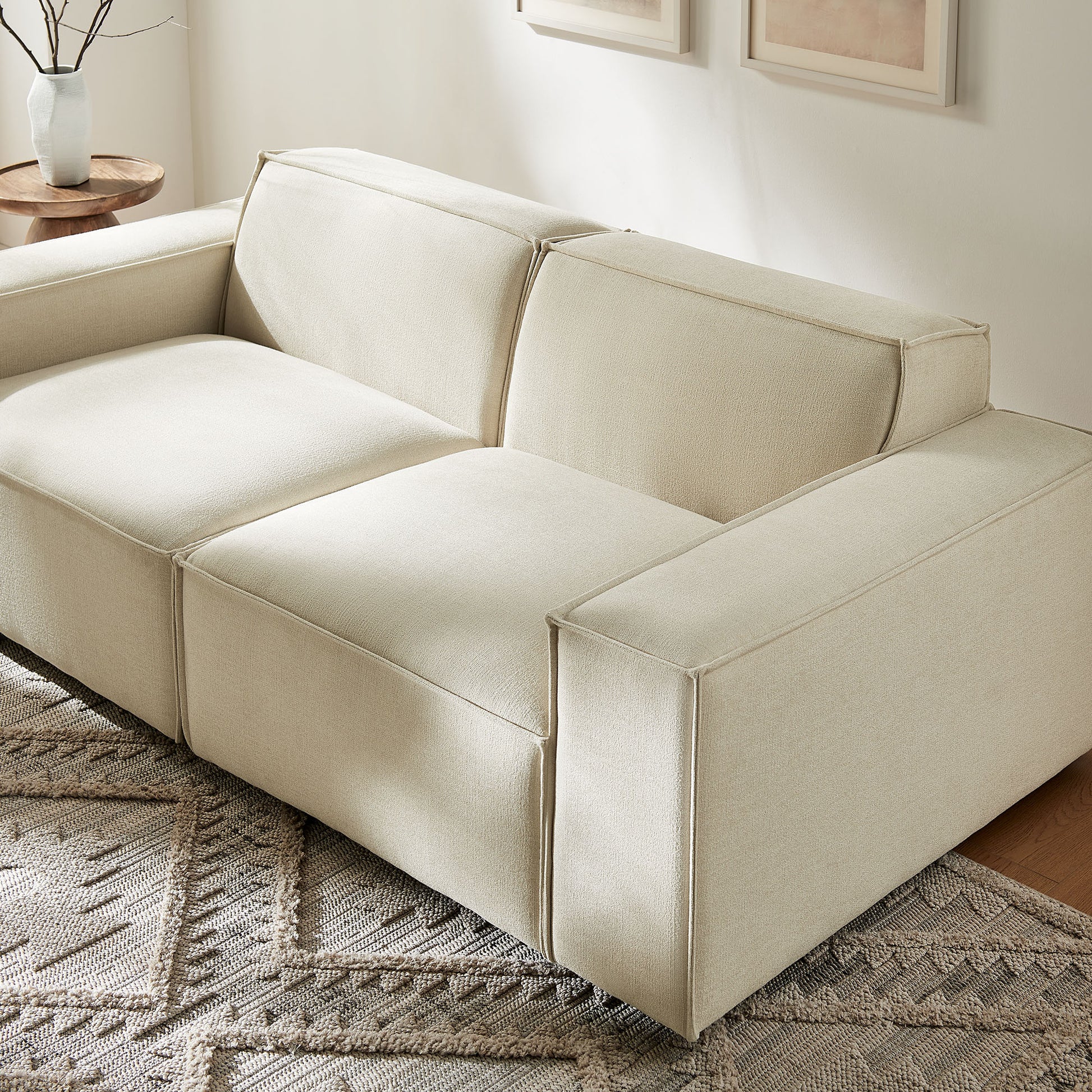 Restore 2-Piece Performance Fabric Upholstered Modular Loveseat by Modway