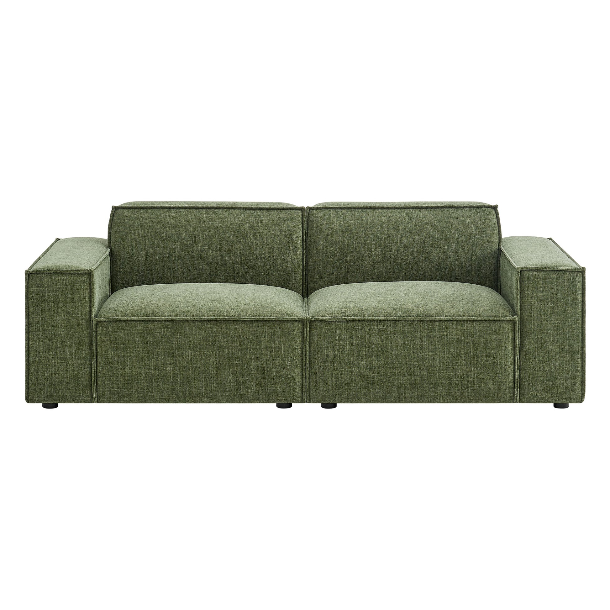 Restore 2-Piece Performance Fabric Upholstered Modular Loveseat by Modway