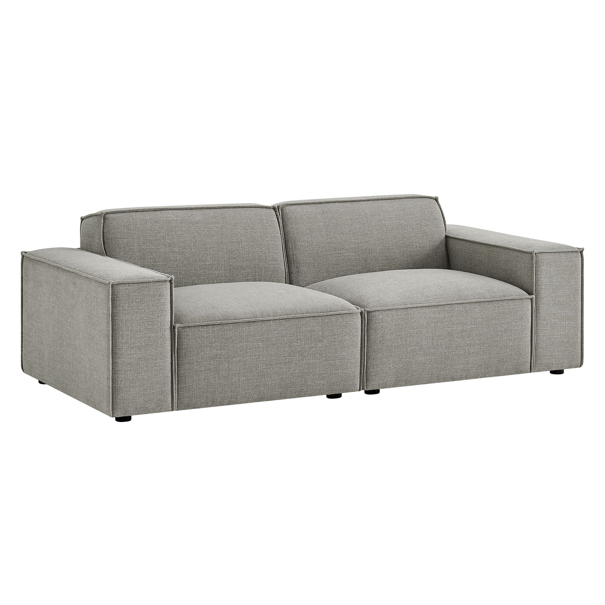 Restore 2-Piece Performance Fabric Upholstered Modular Loveseat by Modway