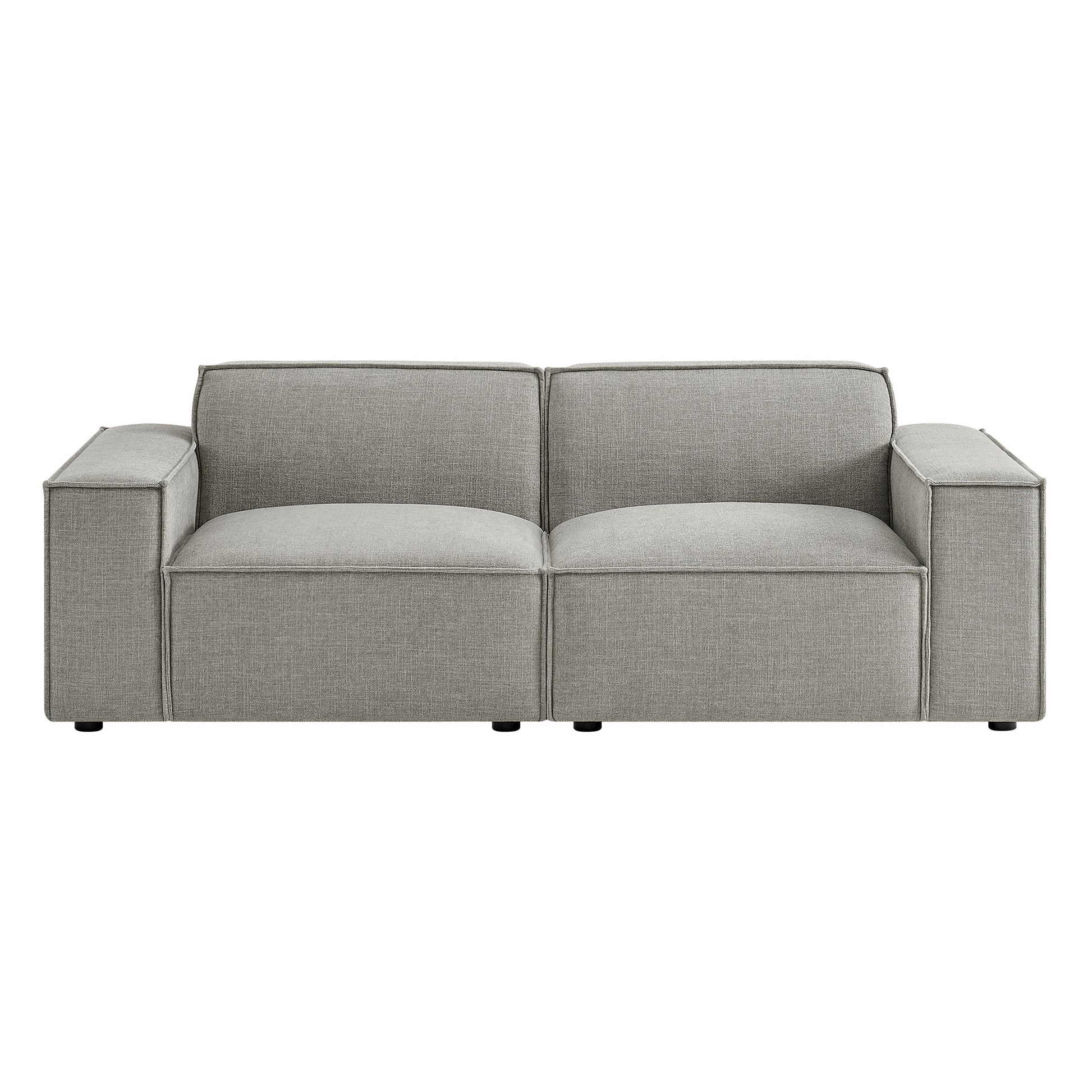 Restore 2-Piece Performance Fabric Upholstered Modular Loveseat by Modway