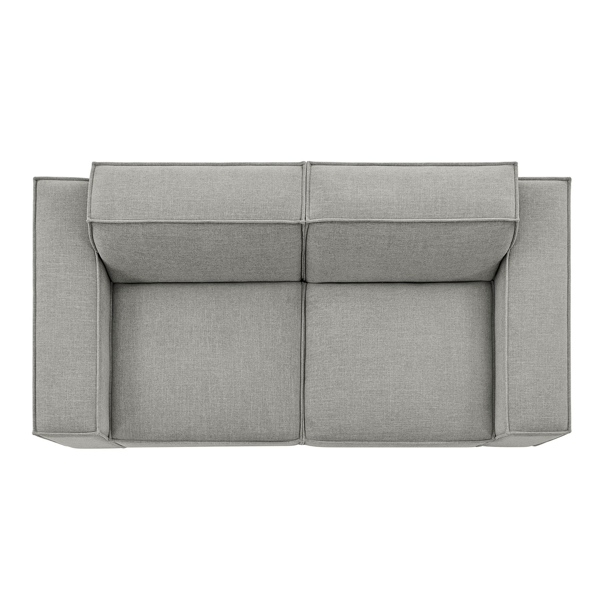 Restore 2-Piece Performance Fabric Upholstered Modular Loveseat by Modway