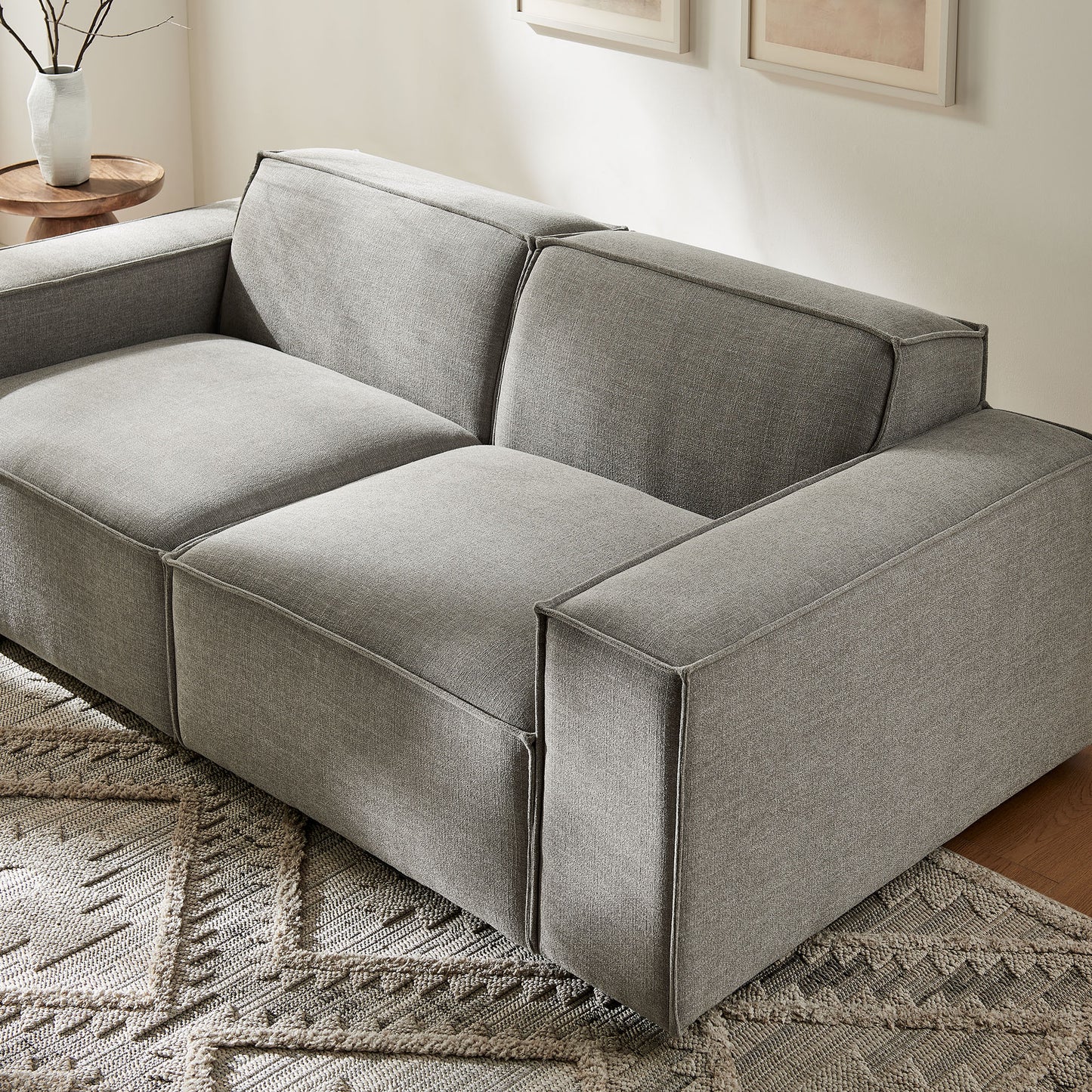 Restore 2-Piece Performance Fabric Upholstered Modular Loveseat by Modway