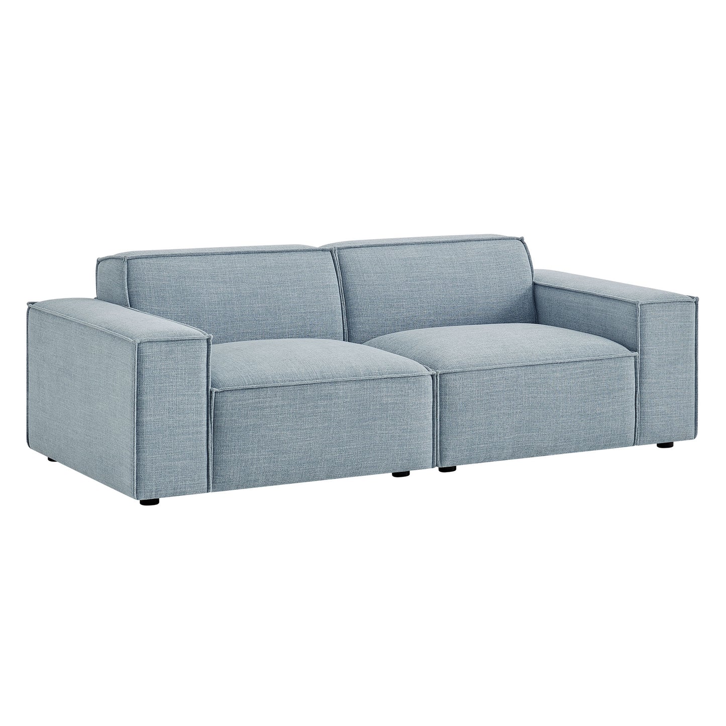 Restore 2-Piece Performance Fabric Upholstered Modular Loveseat by Modway