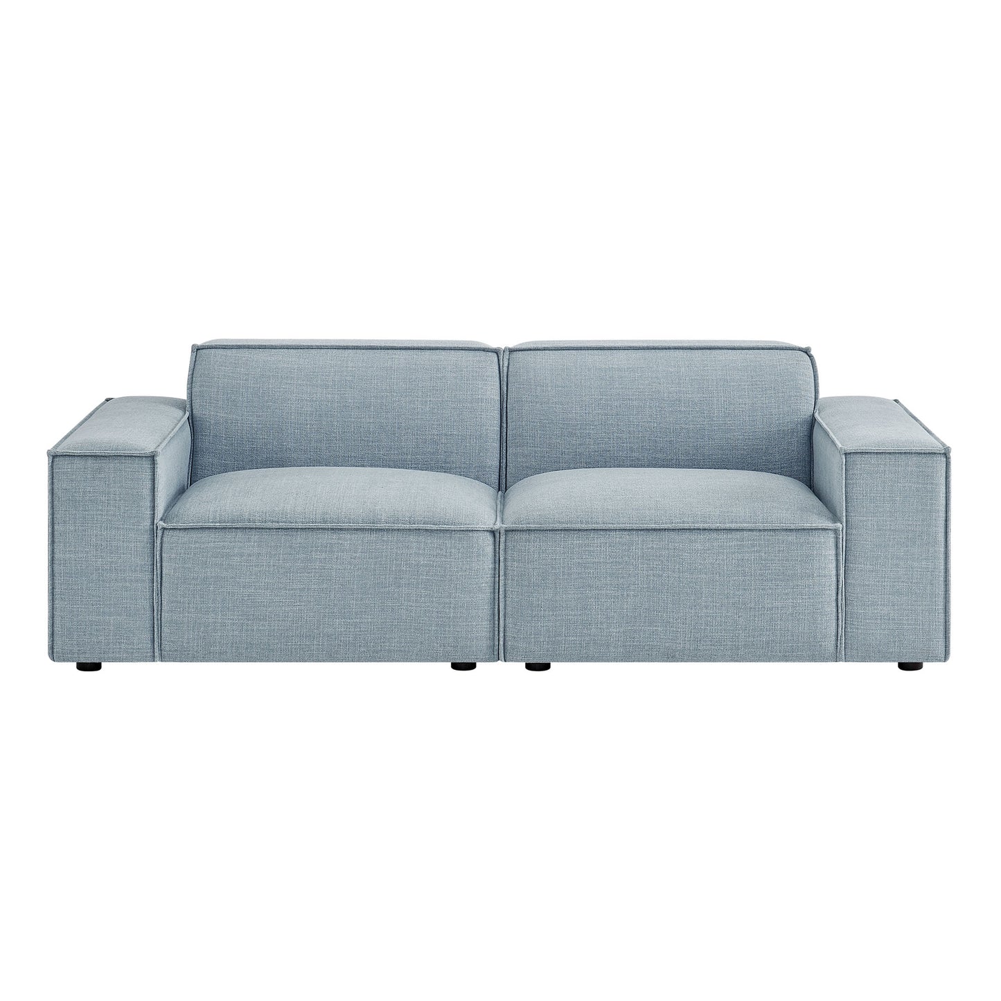 Restore 2-Piece Performance Fabric Upholstered Modular Loveseat by Modway