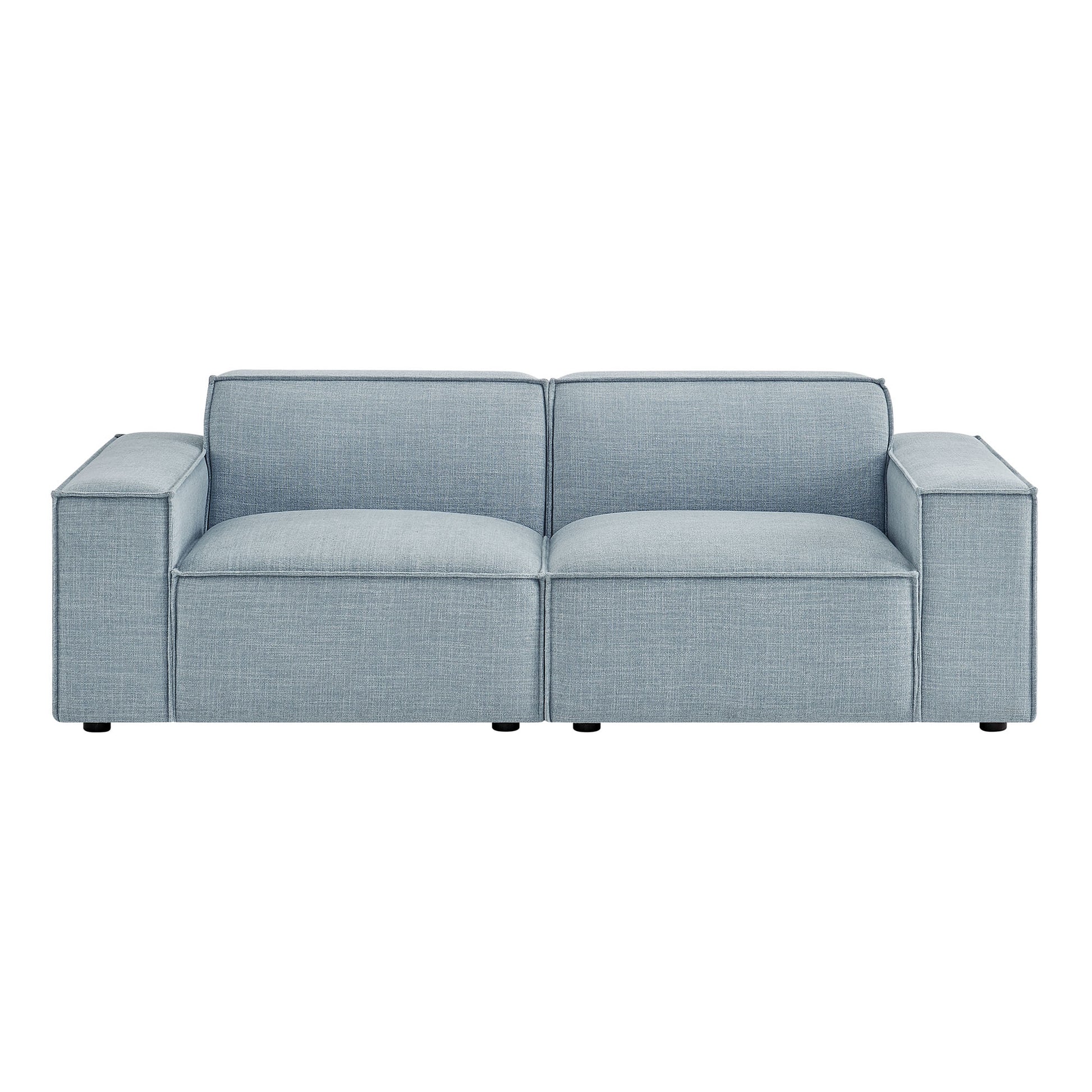 Restore 2-Piece Performance Fabric Upholstered Modular Loveseat by Modway