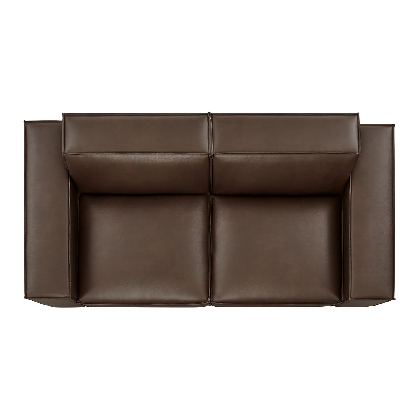 Restore 2-Piece Vegan Leather Modular Loveseat by Modway