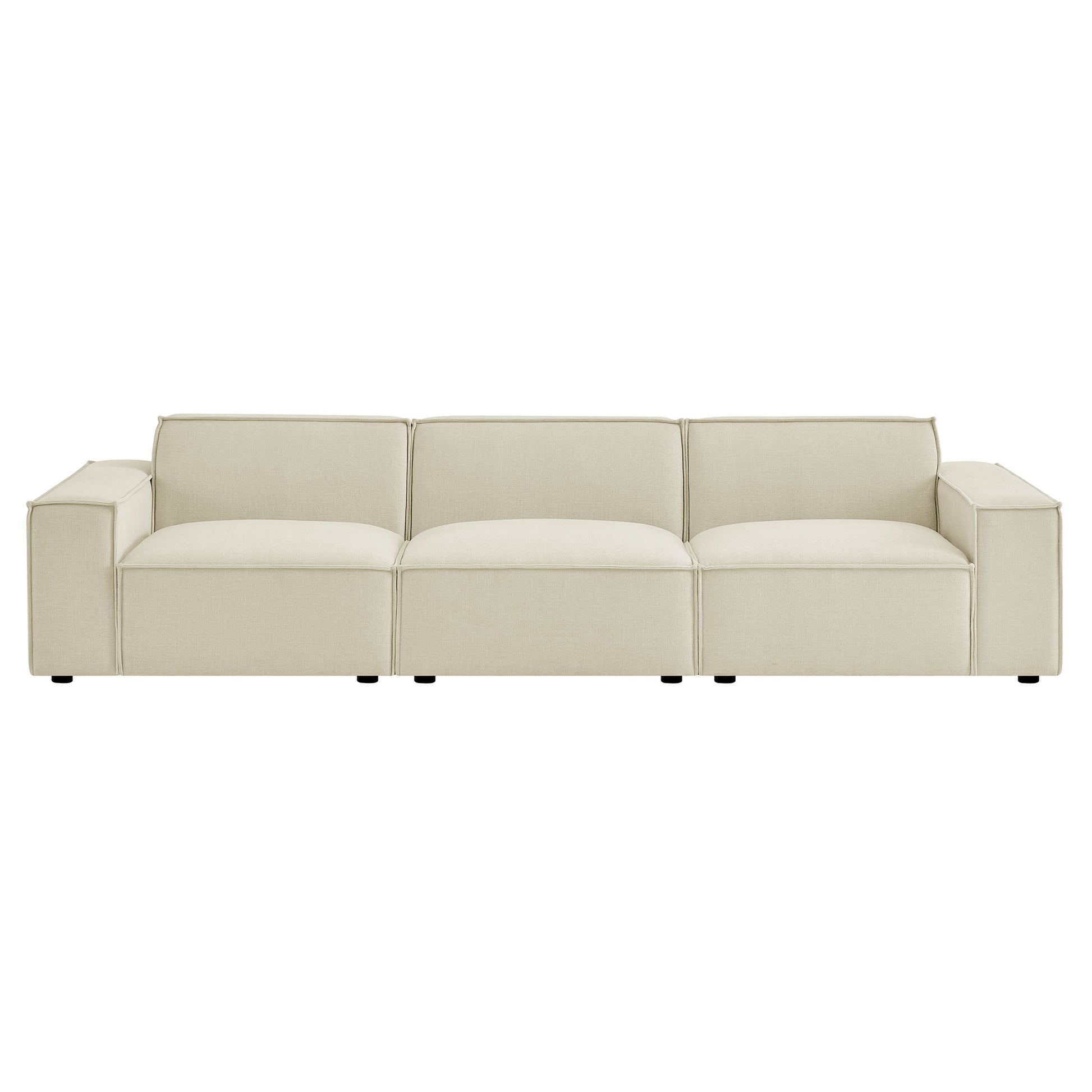 Restore 3-Piece Performance Fabric Upholstered Modular Sofa Set by Modway