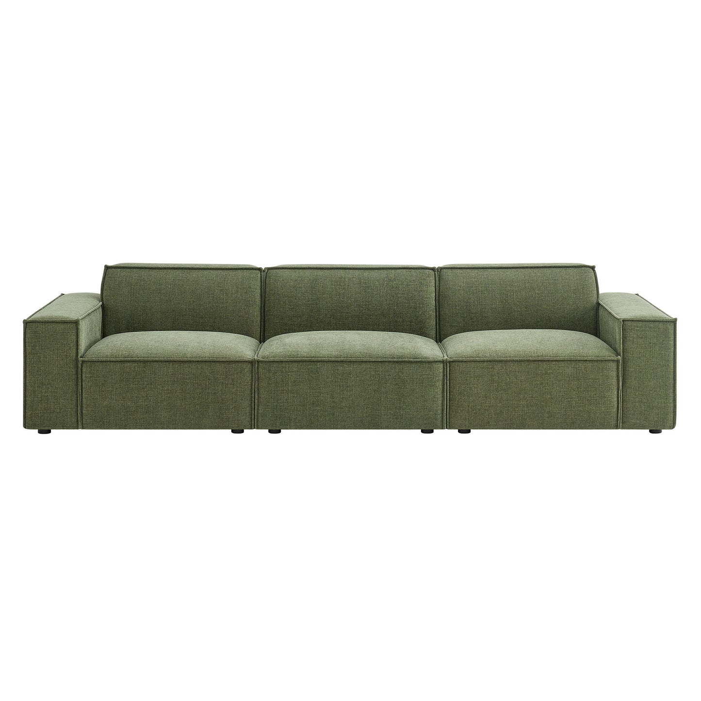 Restore 3-Piece Performance Fabric Upholstered Modular Sofa Set by Modway