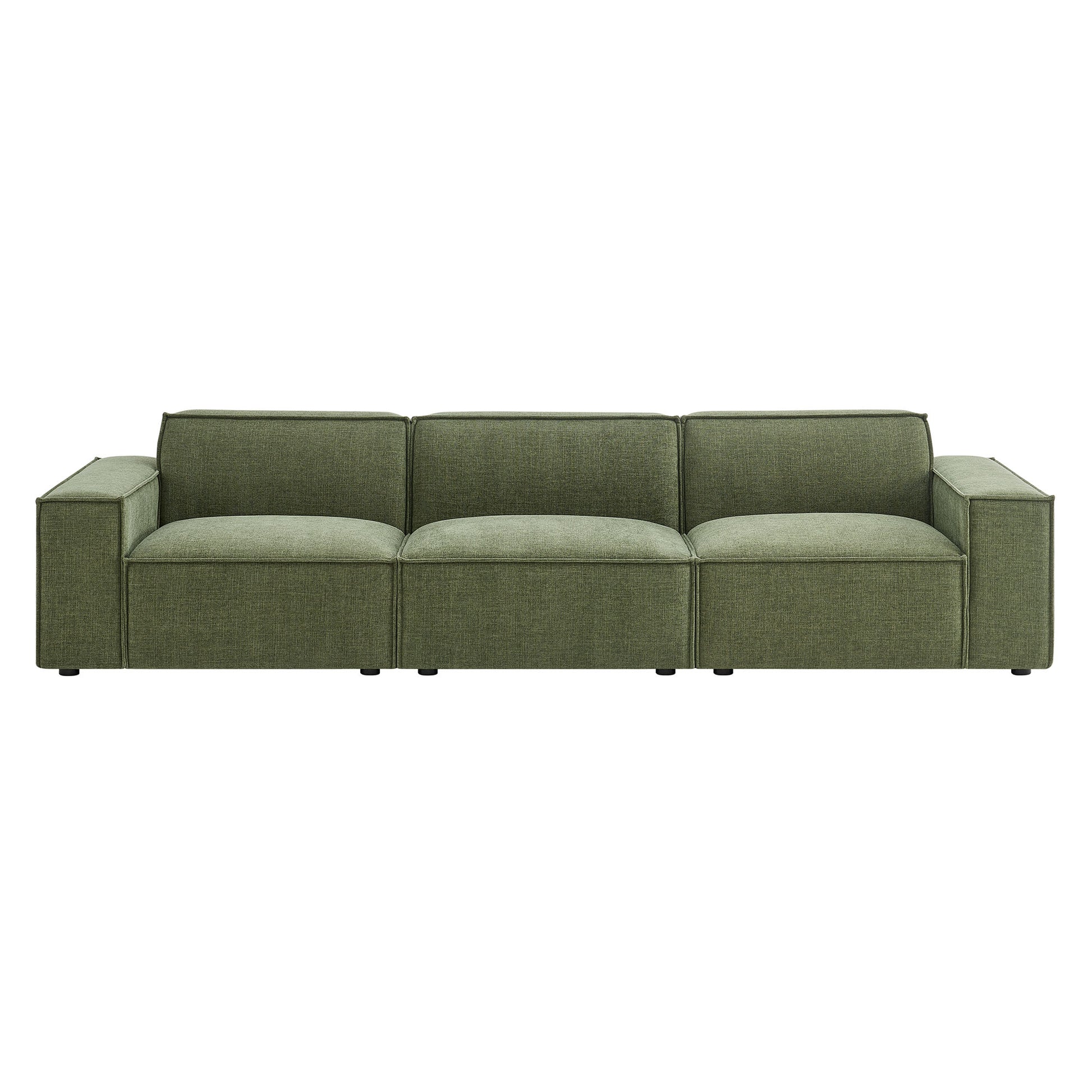 Restore 3-Piece Performance Fabric Upholstered Modular Sofa Set by Modway