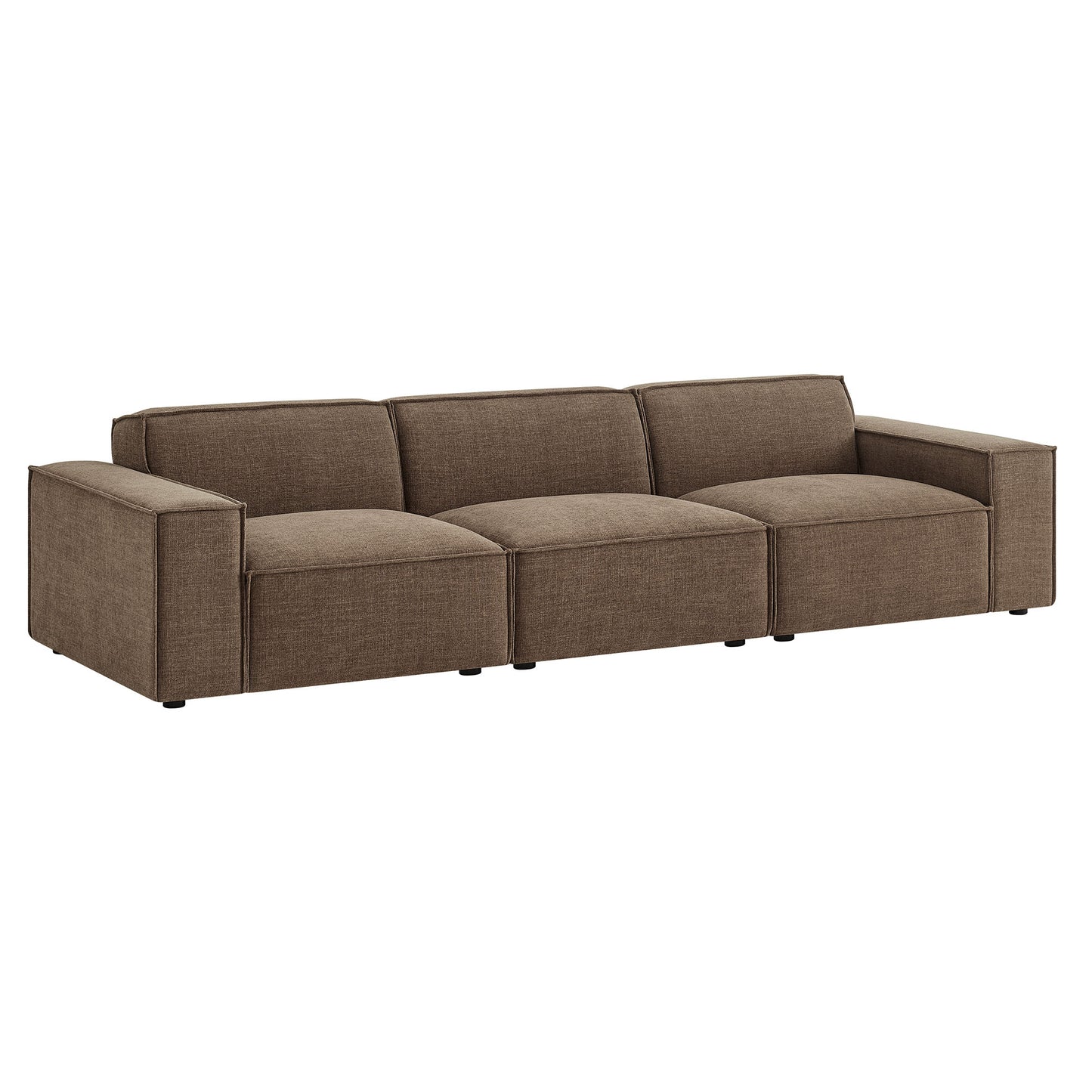 Restore 3-Piece Performance Fabric Upholstered Modular Sofa Set by Modway