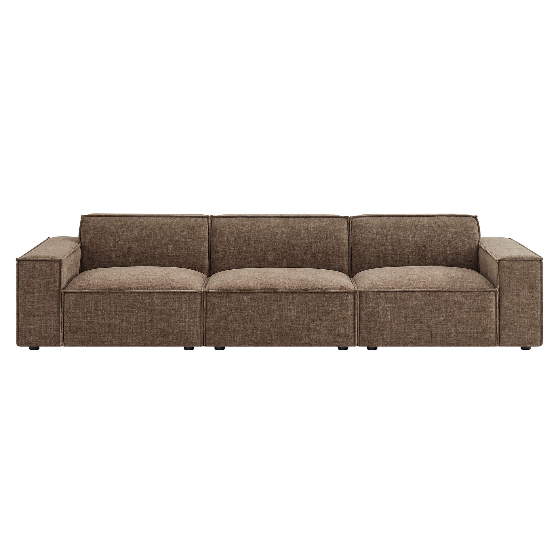 Restore 3-Piece Performance Fabric Upholstered Modular Sofa Set by Modway
