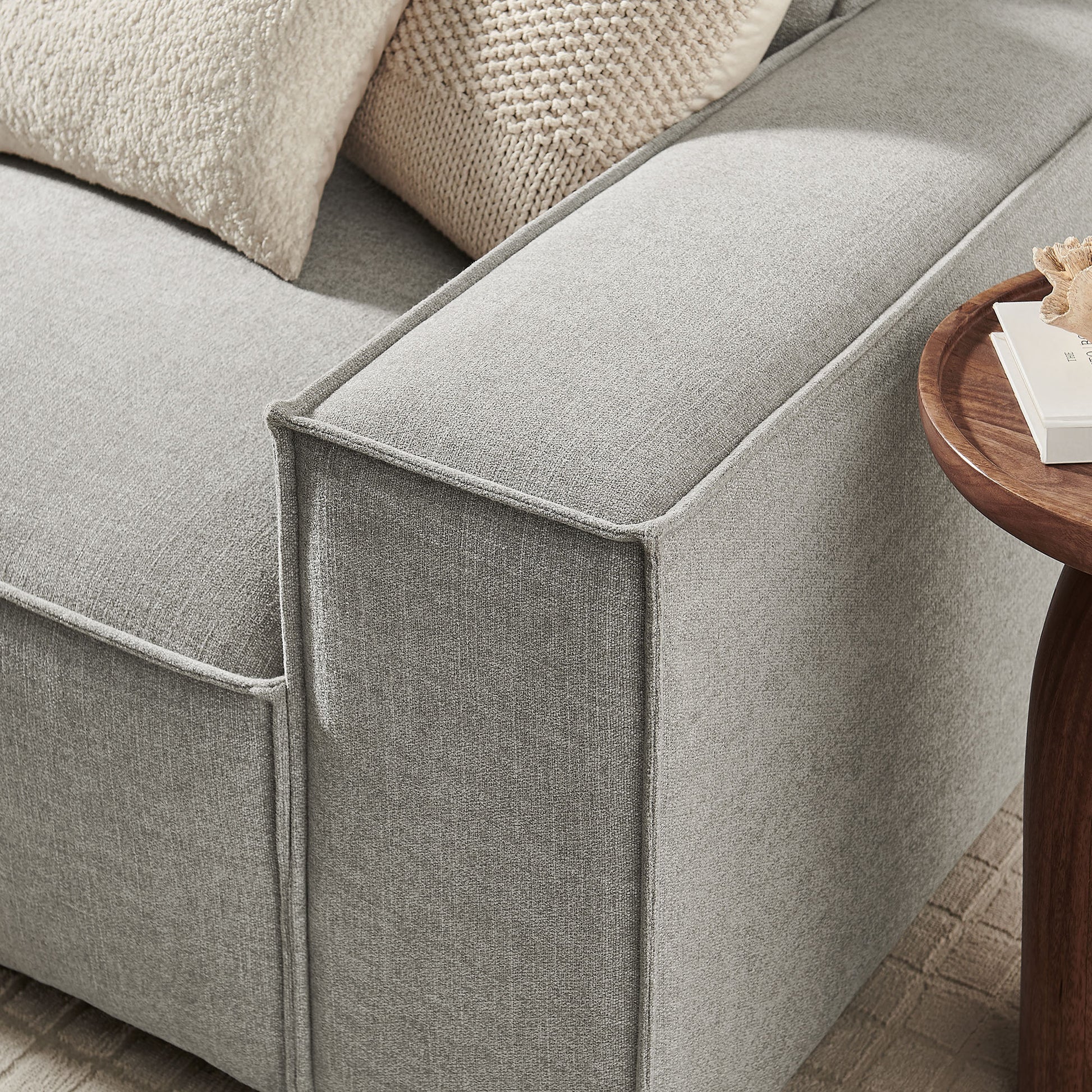 Restore 3-Piece Performance Fabric Upholstered Modular Sofa Set by Modway