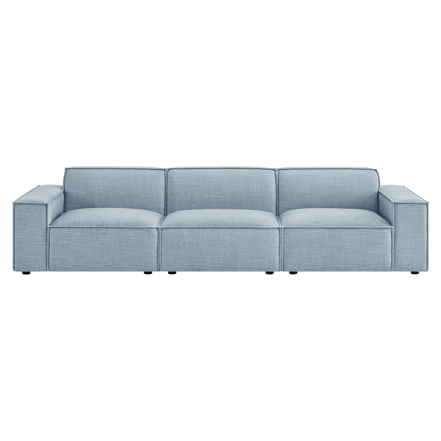 Restore 3-Piece Performance Fabric Upholstered Modular Sofa Set by Modway