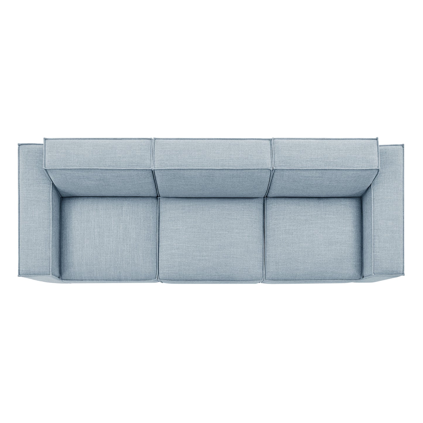 Restore 3-Piece Performance Fabric Upholstered Modular Sofa Set by Modway