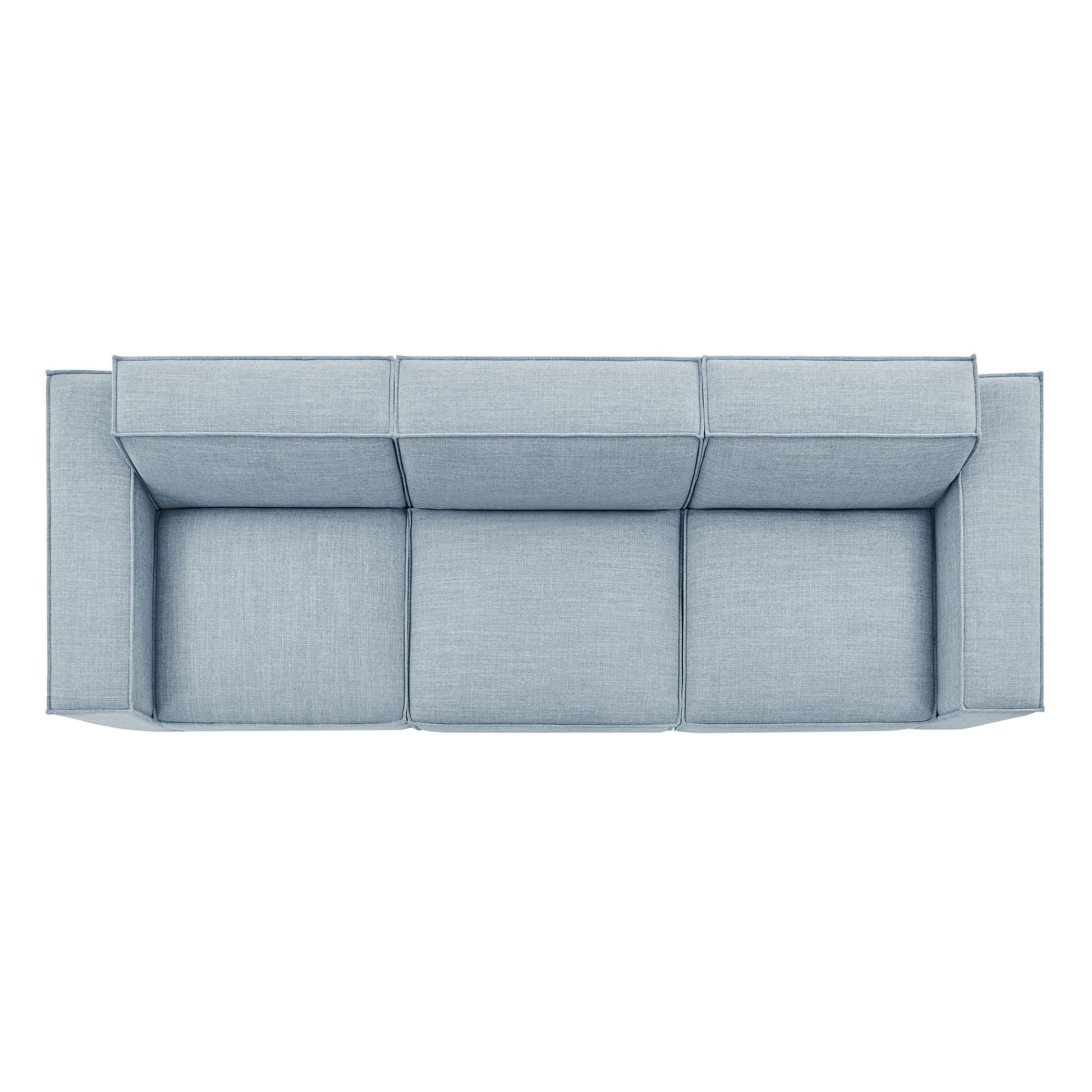 Restore 3-Piece Performance Fabric Upholstered Modular Sofa Set by Modway