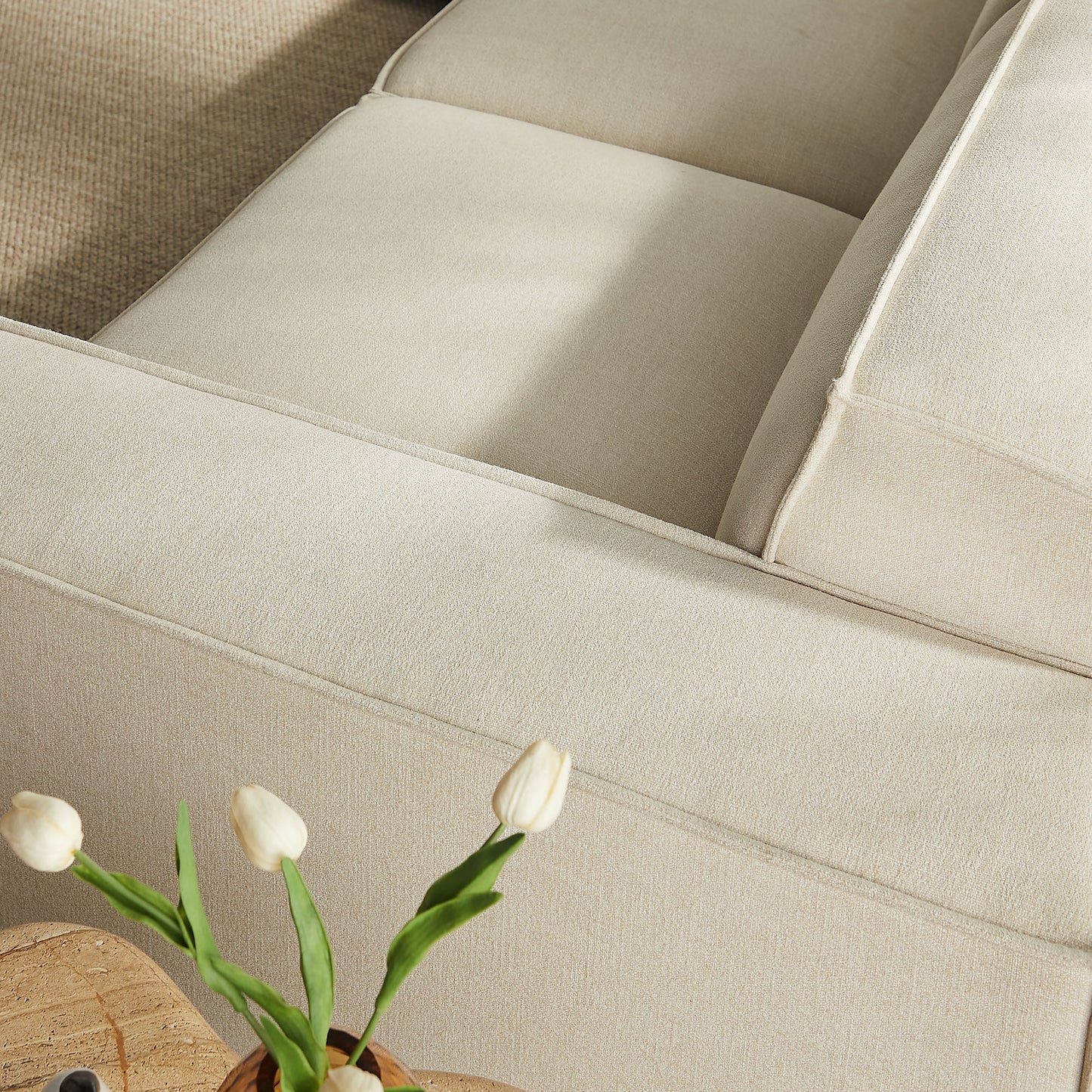 Restore 5-Piece Performance Fabric Upholstered Modular L-Shaped Sofa by Modway