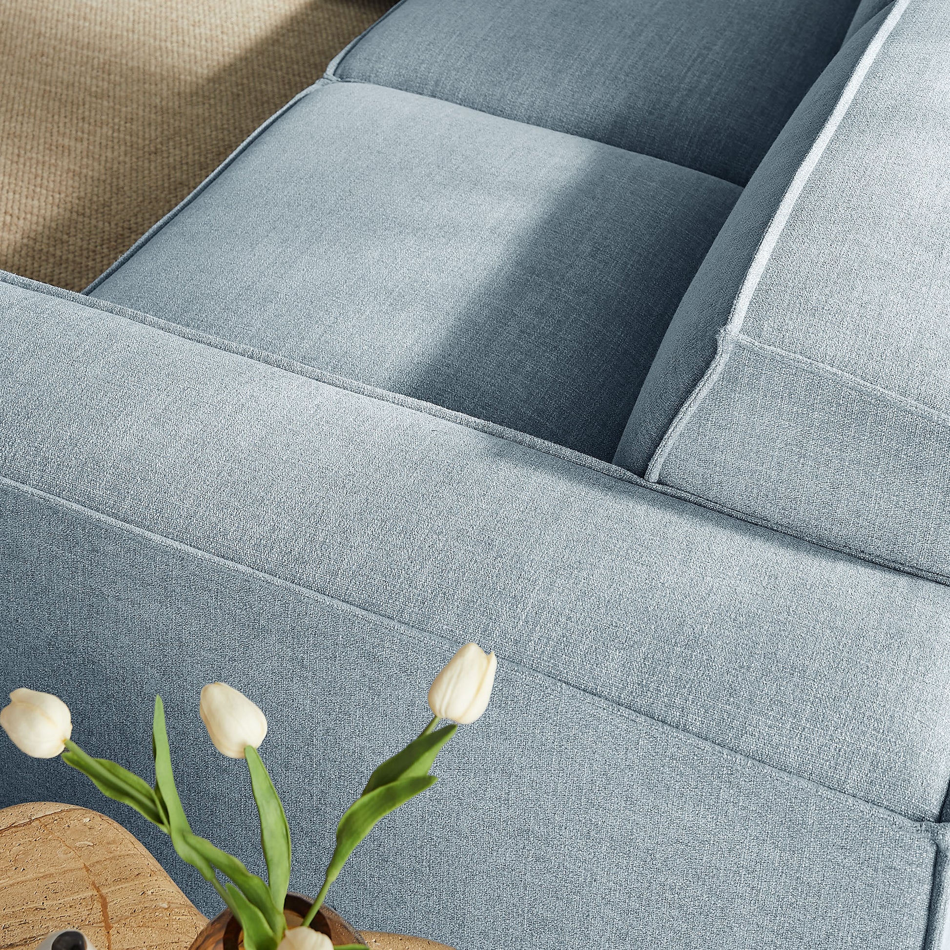 Restore 5-Piece Performance Fabric Upholstered Modular L-Shaped Sofa by Modway