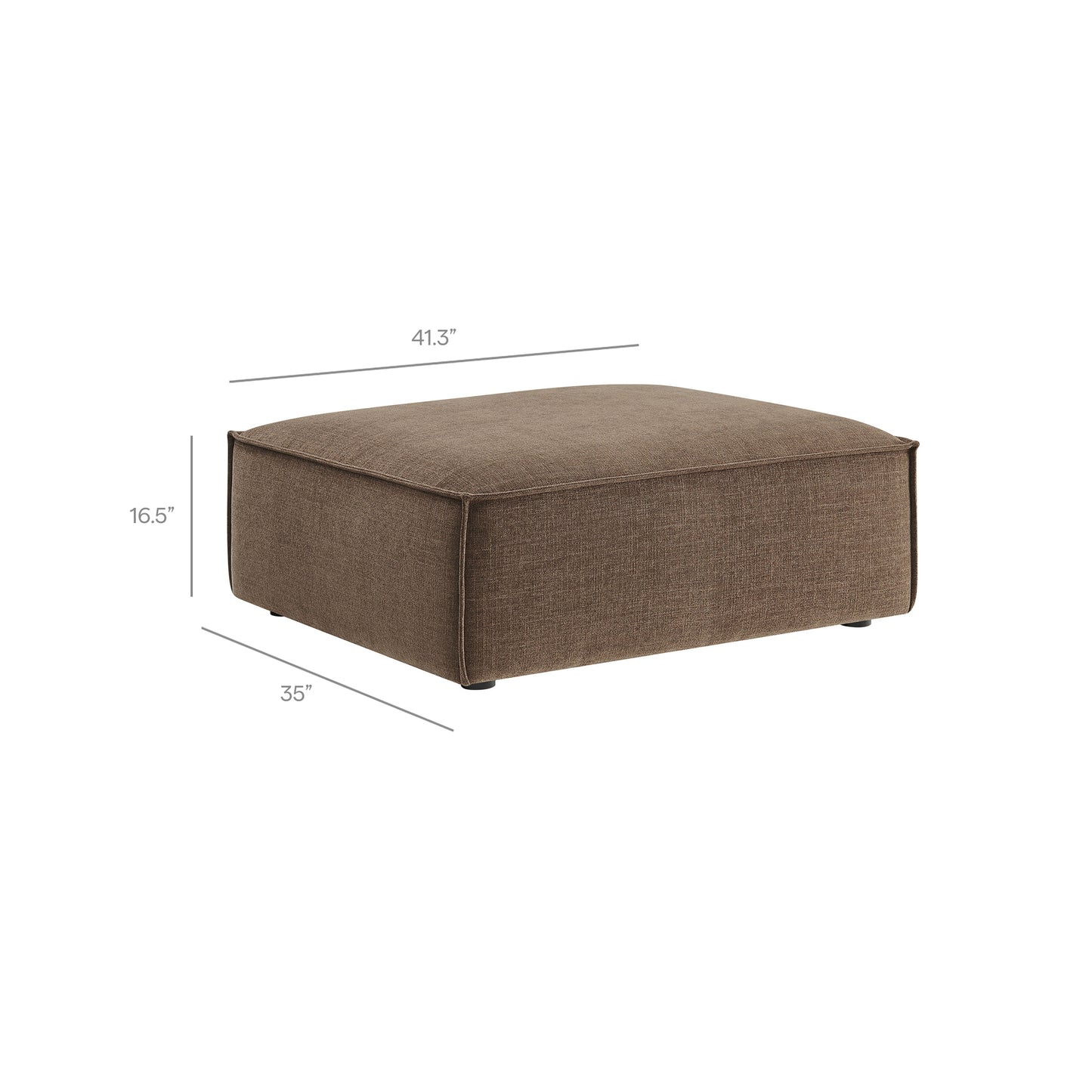 Restore 6-Piece Performance Fabric Upholstered Modular Sectional Sofa by Modway